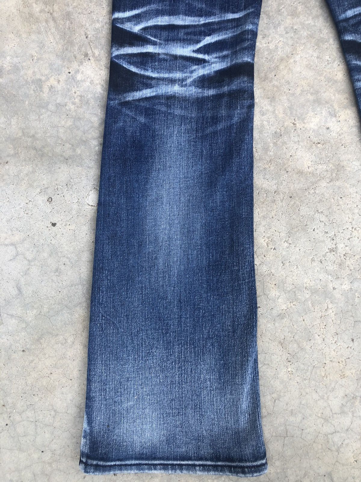 semanticdesign Japanese Semantic Design Flared Jeans Distressed Jeans Size US 31 - 12 Thumbnail