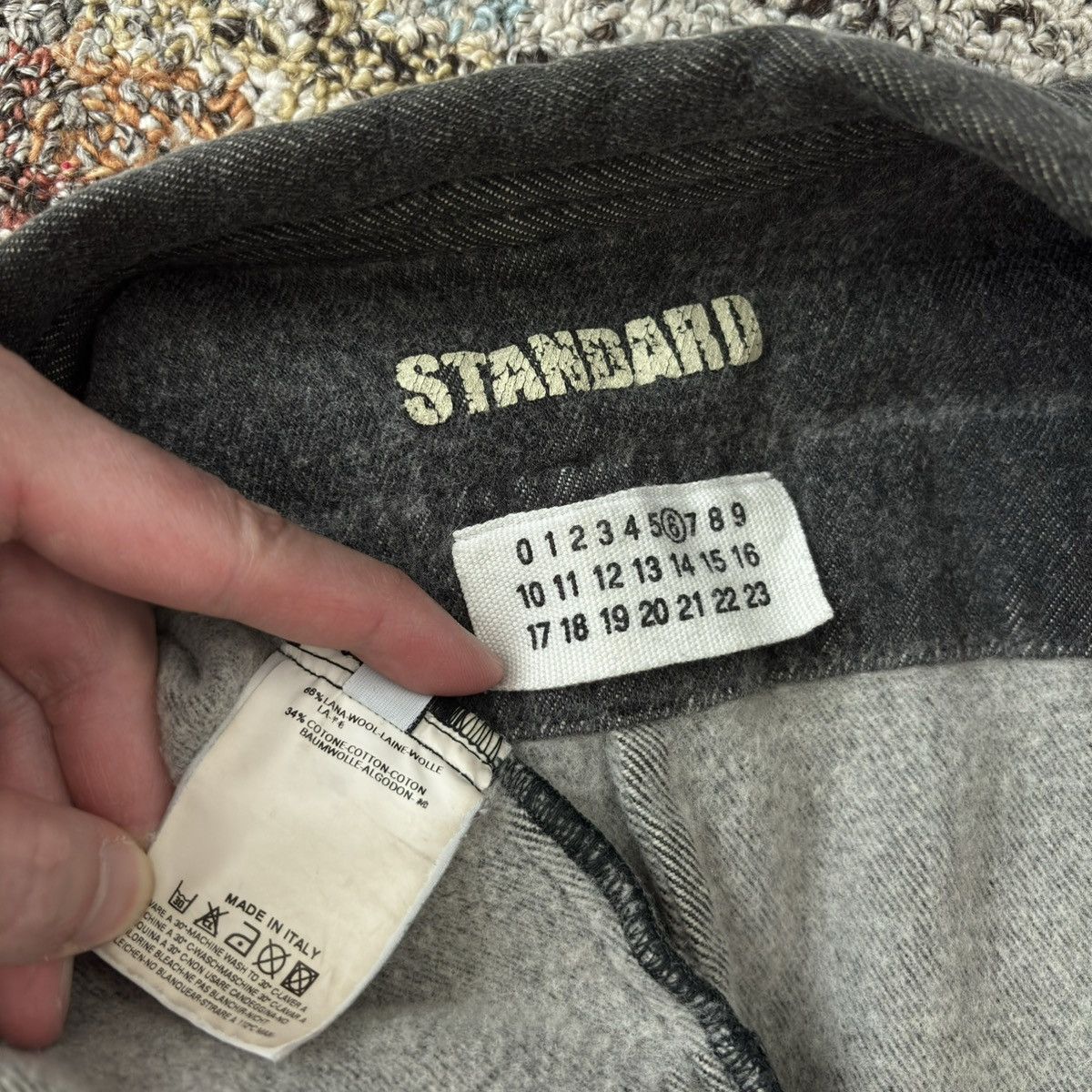 Maison Margiela MM6 vintage reconstructed wool kendogi noragi cardigan Size S / US 4 / IT 40 - 4 Thumbnail