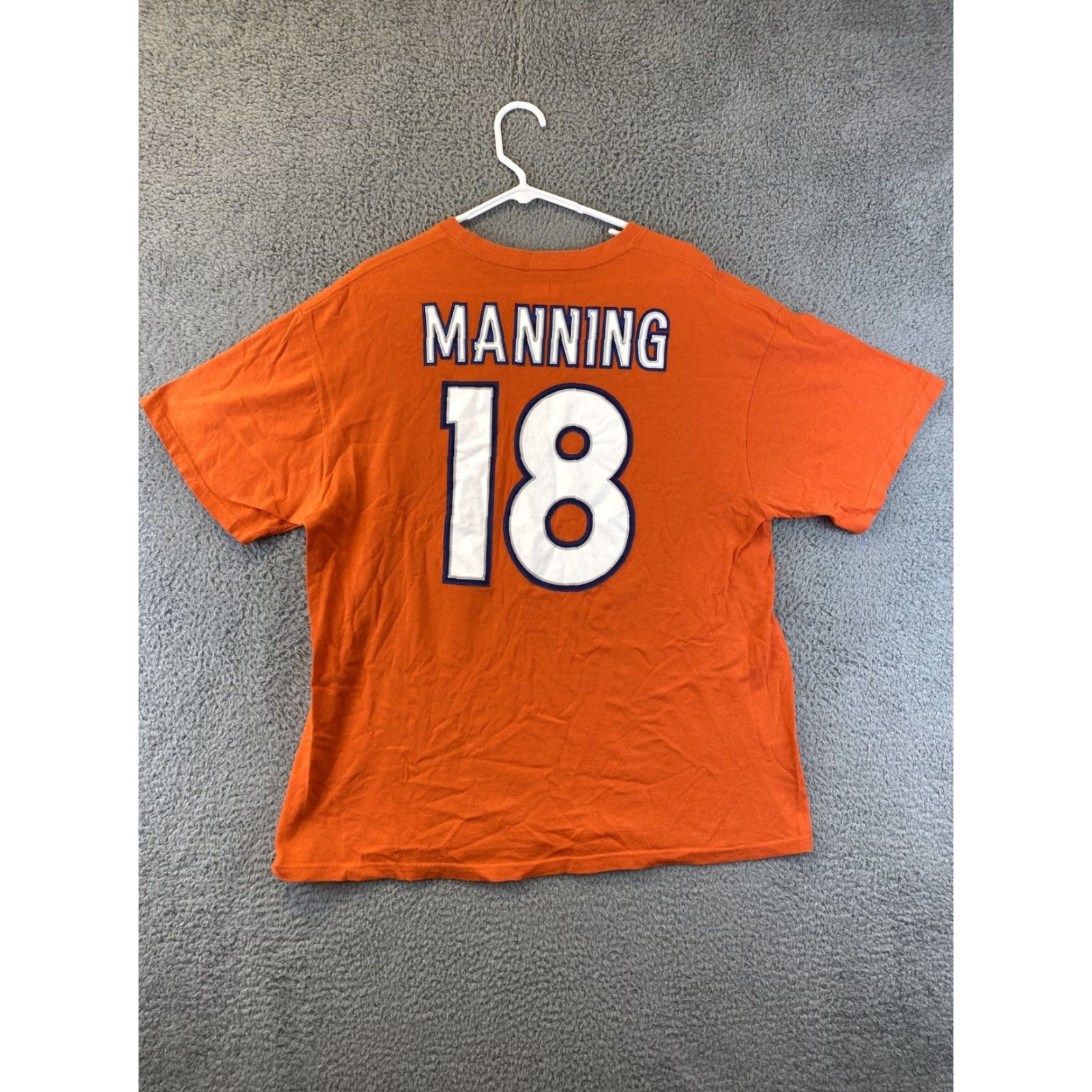 NFL NFL Denver Broncos Graphic Tee Orange Shirt XL Short Sleeve Mens Size US XL / EU 56 / 4 - 7 Thumbnail