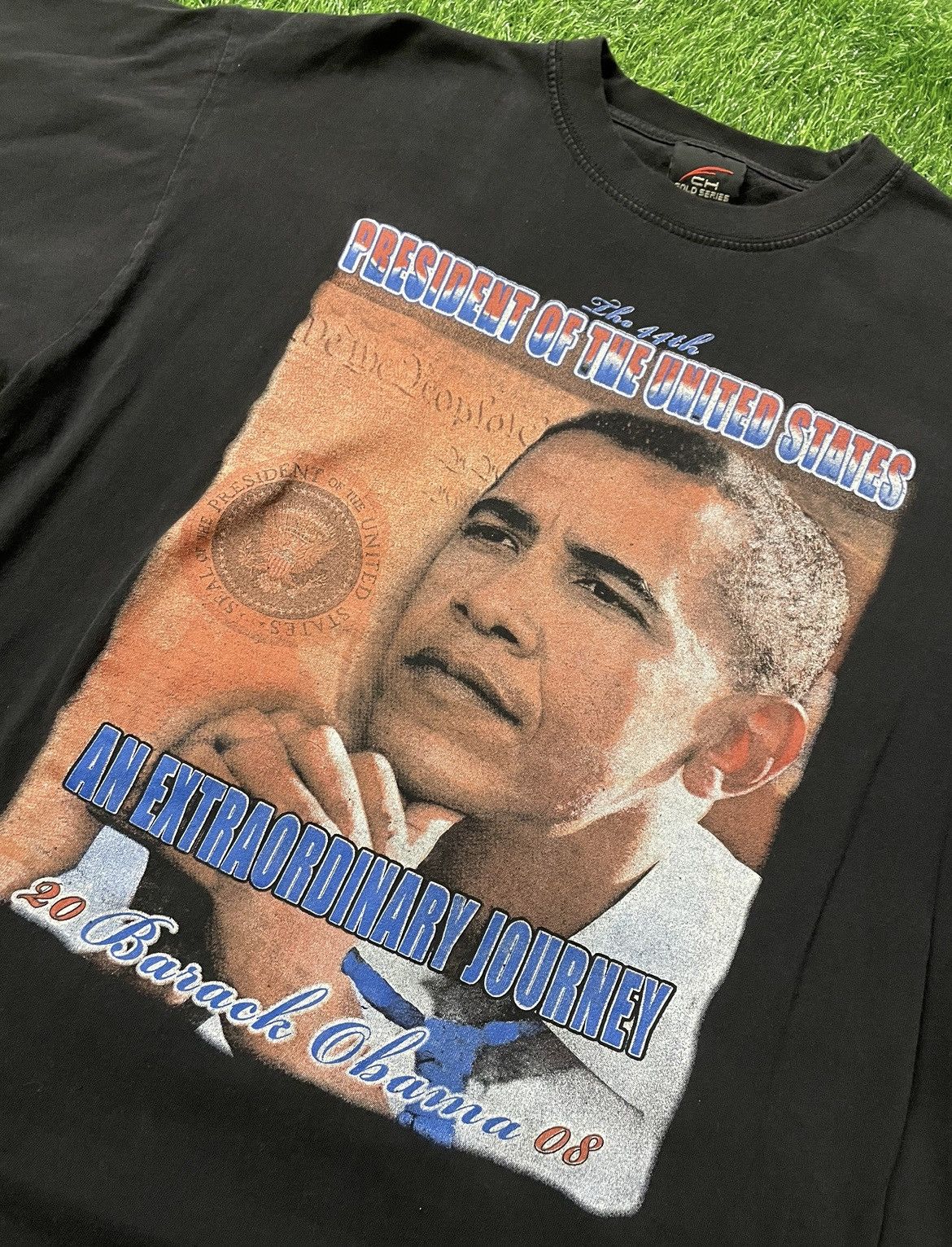 President's × Vintage Vintage Barack Obama Tee Shirt Size Large Size US L / EU 52-54 / 3 - 2 Thumbnail