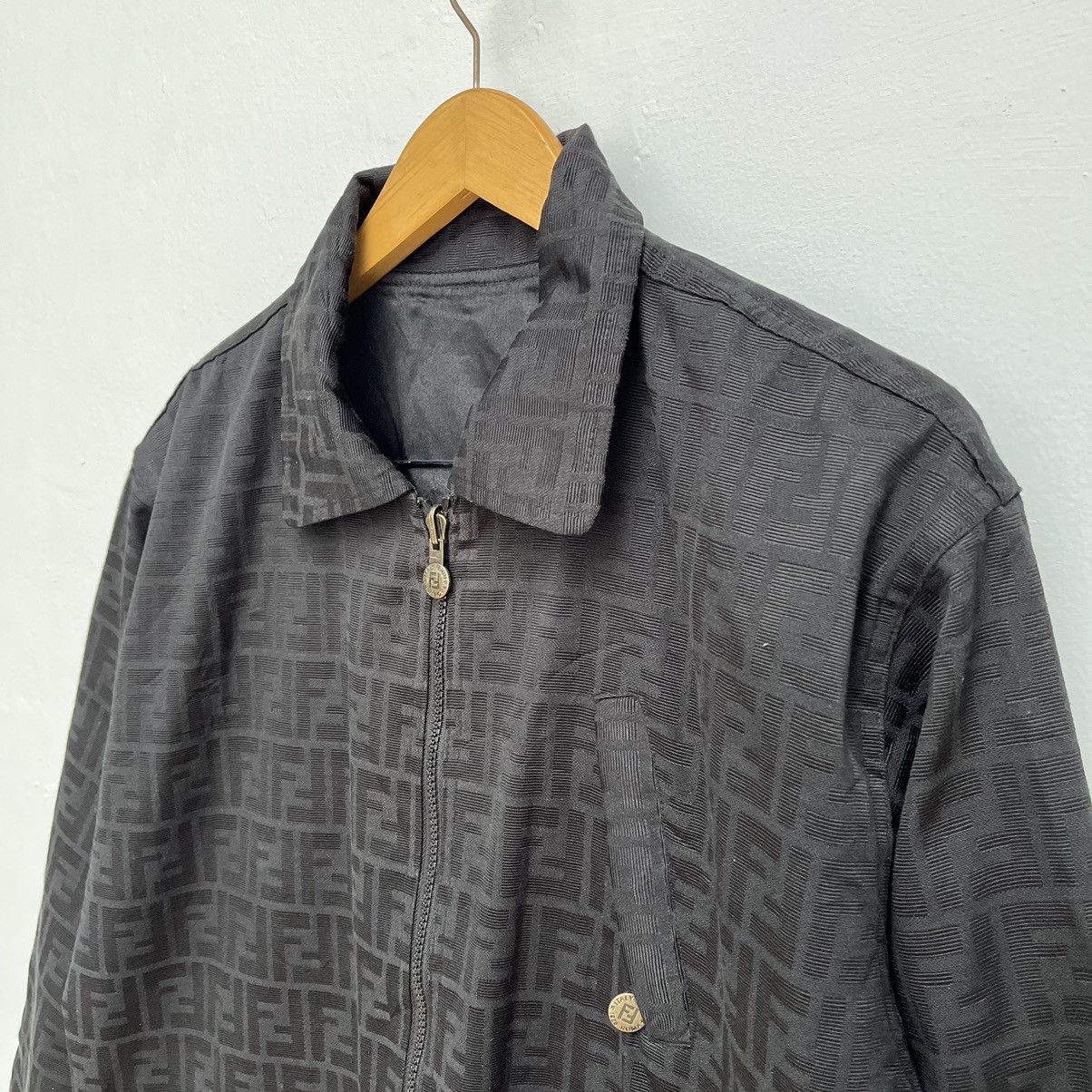 Fendi × Vintage Authentics Vintage Luxury Jackets Fendi Monogram Reversible Size US L / EU 52-54 / 3 - 3 Thumbnail
