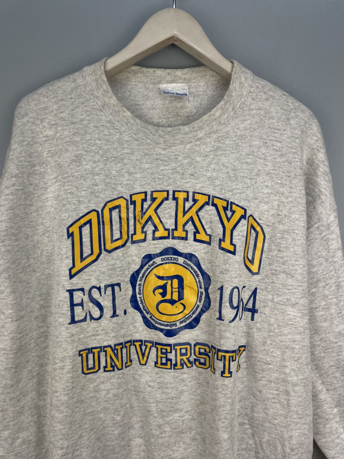 Vintage Vintage 90s Dokkyo University sweatshirt Size US XL / EU 56 / 4 - 3 Thumbnail