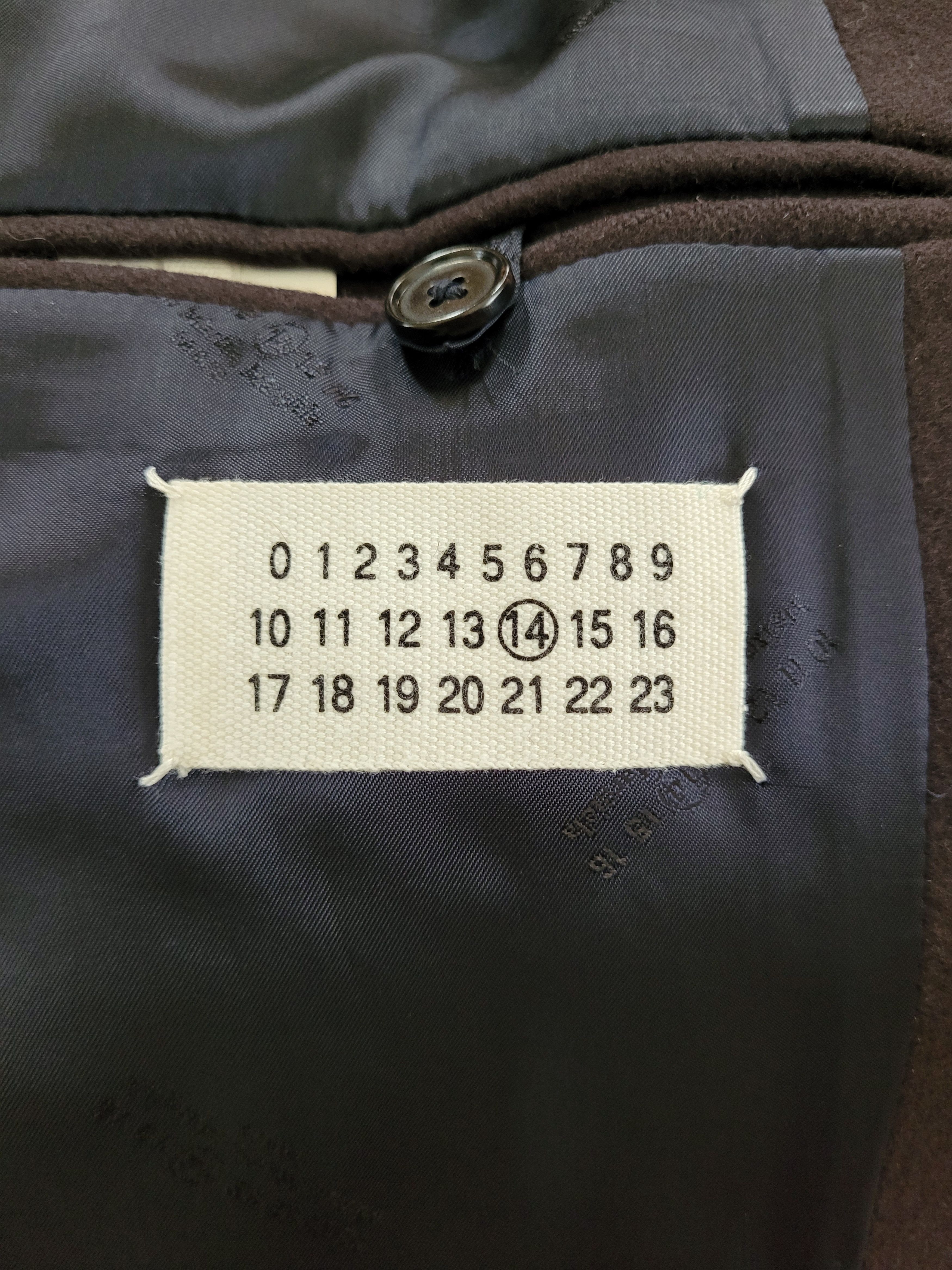 Maison Margiela Maison Margiela inside-out raw-details woolen coat Size US M / EU 48-50 / 2 - 3 Thumbnail