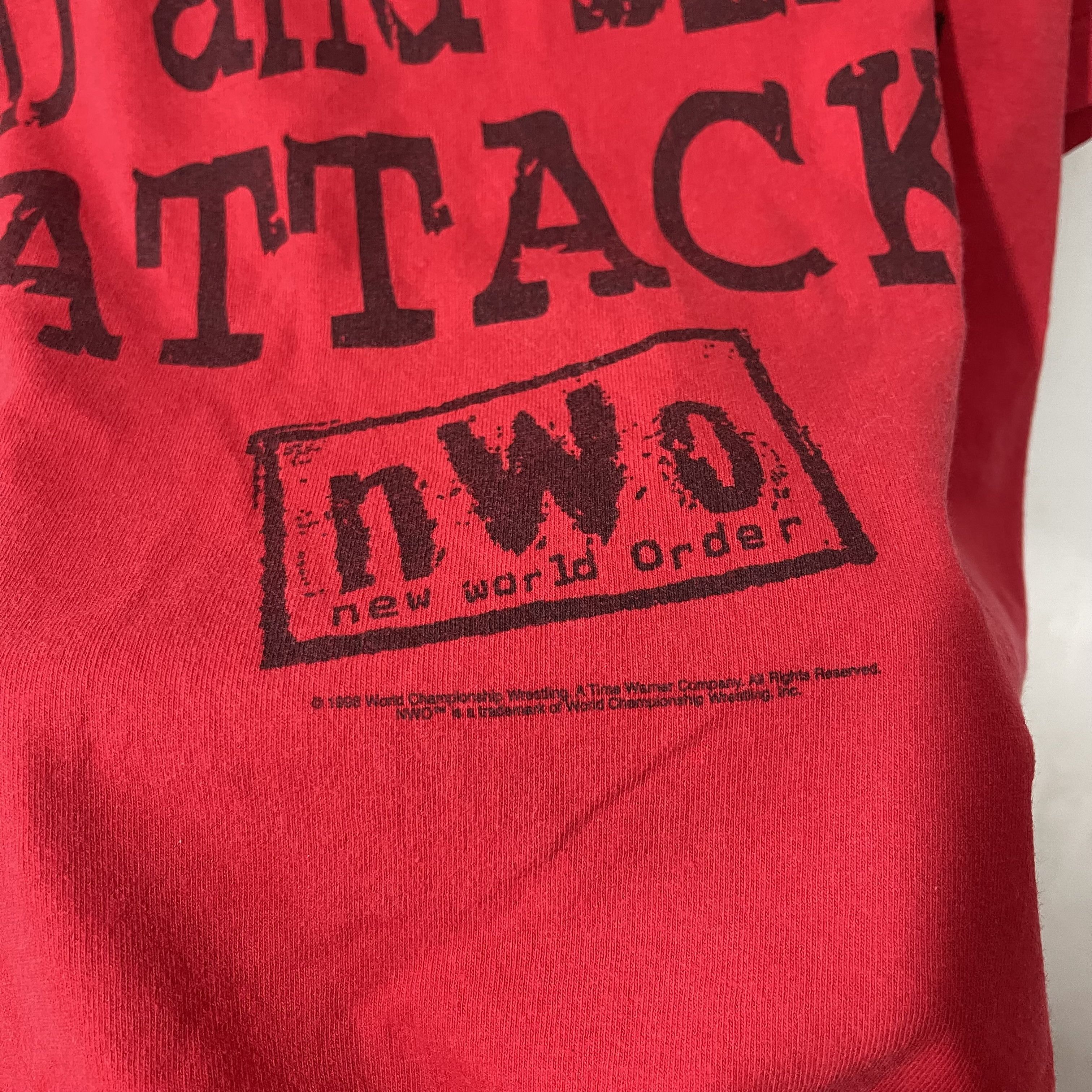 WWF Vintage 1998 New World Order NWO Wrestling Shirt Size US XL / EU 56 / 4 - 3 Thumbnail