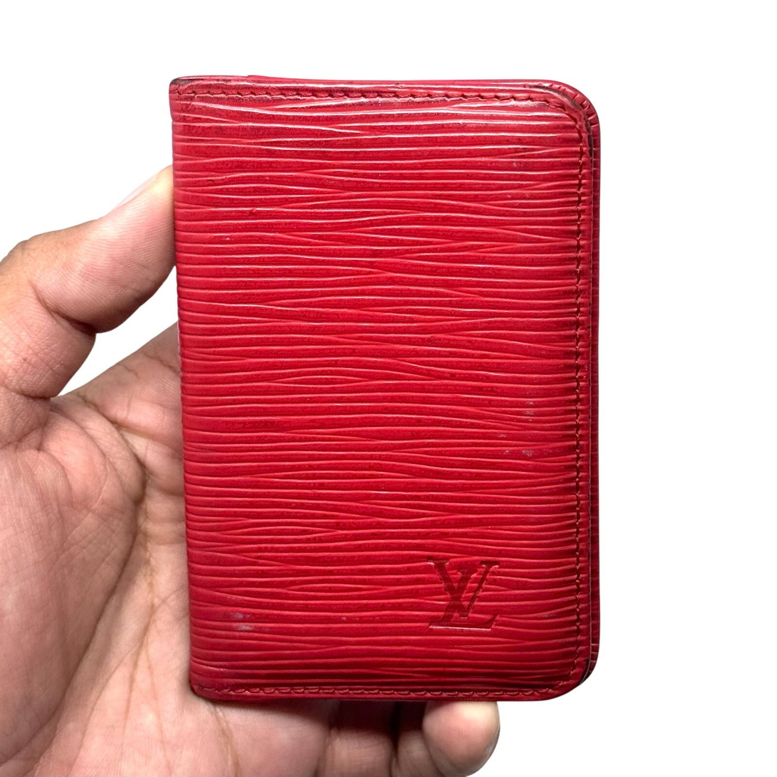 Louis Vuitton Louis Vuitton Red Bifold Wallet Size ONE SIZE - 4 Thumbnail