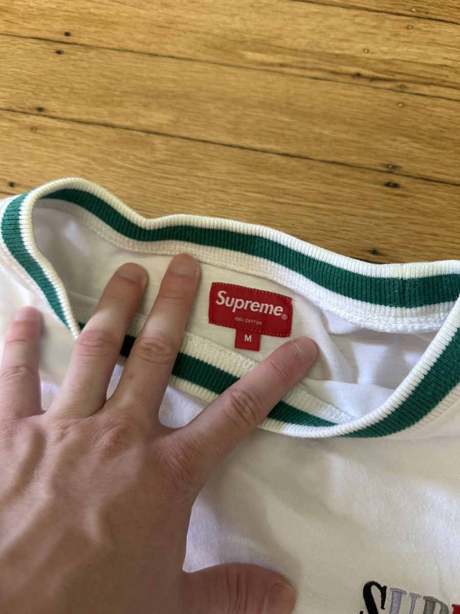 Supreme Supreme New York Multi Color Embroidered Logo L/S Top FW20 Size US M / EU 48-50 / 2 - 3 Thumbnail