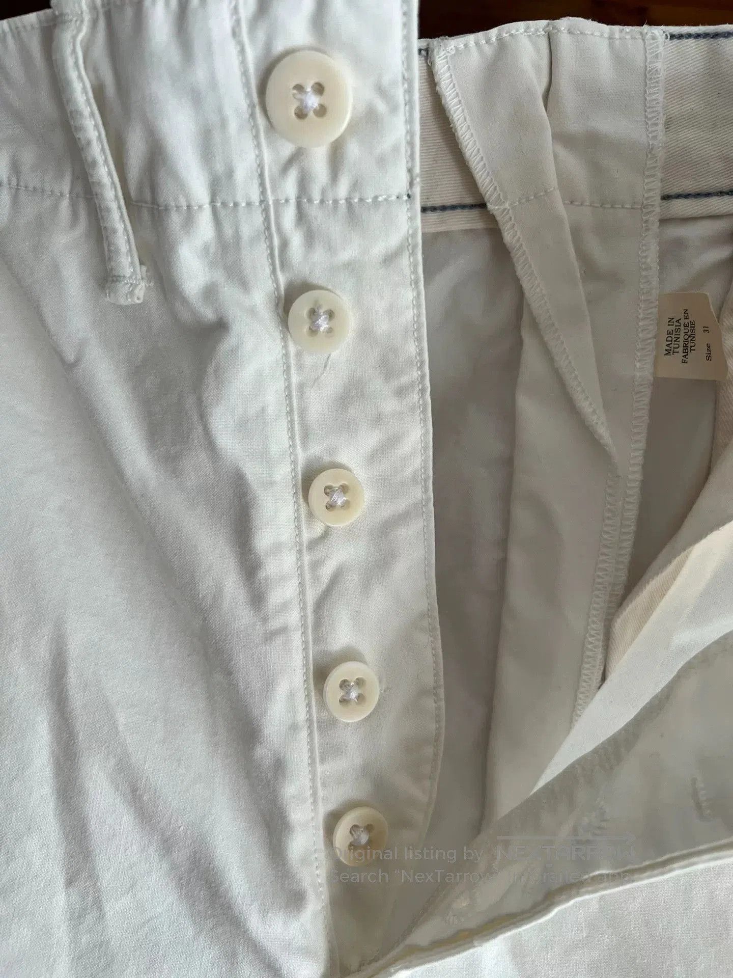 RRL Ralph Lauren RRL Double RL Vintage White Work Shorts. Size US 31 - 5 Thumbnail