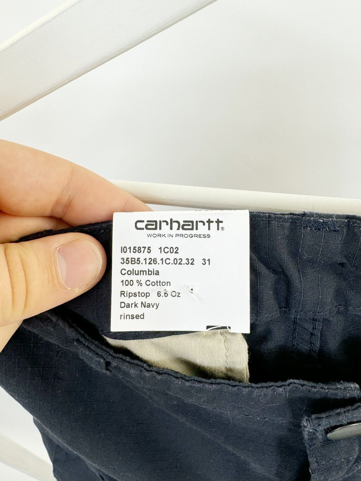 Carhartt × Designer Carhartt Regular Cargo Pant Blue Size US 31 - 14 Thumbnail