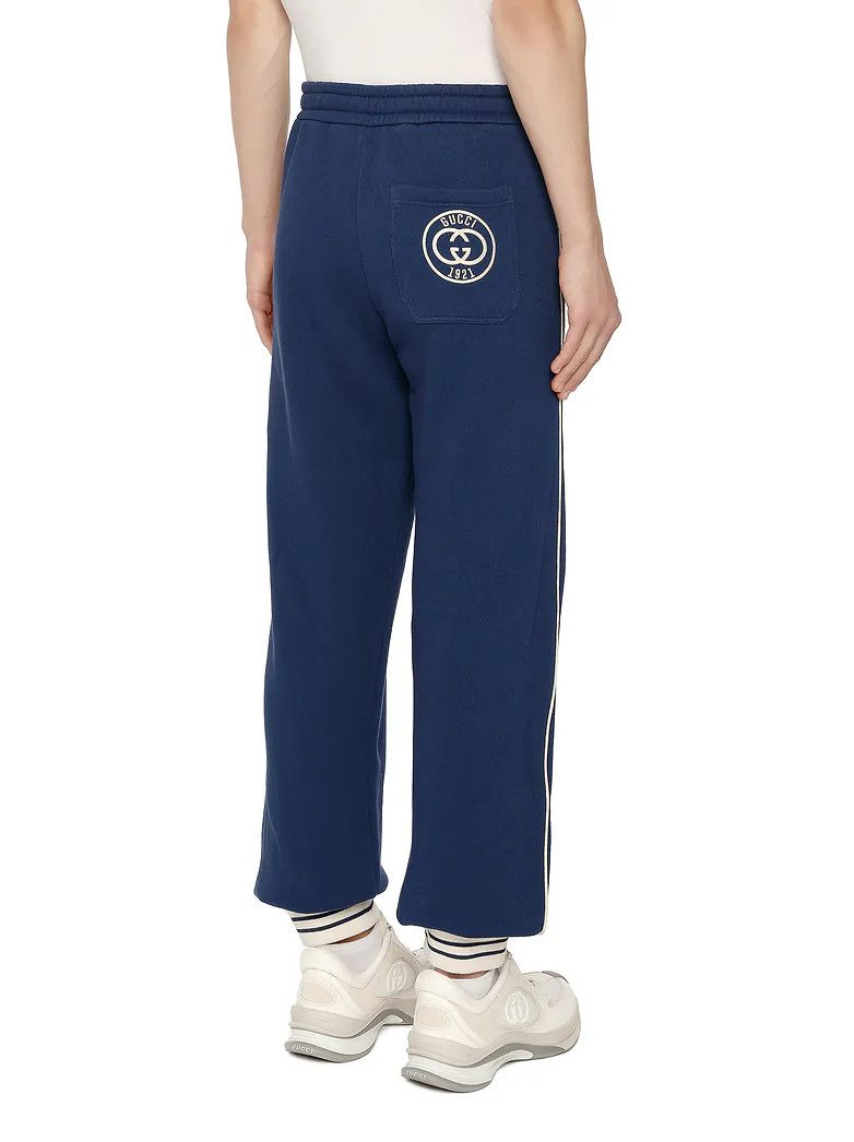 Gucci o1loc1c0925 Cotton Jersey Jogging Pant in Blue Size US 36 / EU 52 - 2 Thumbnail