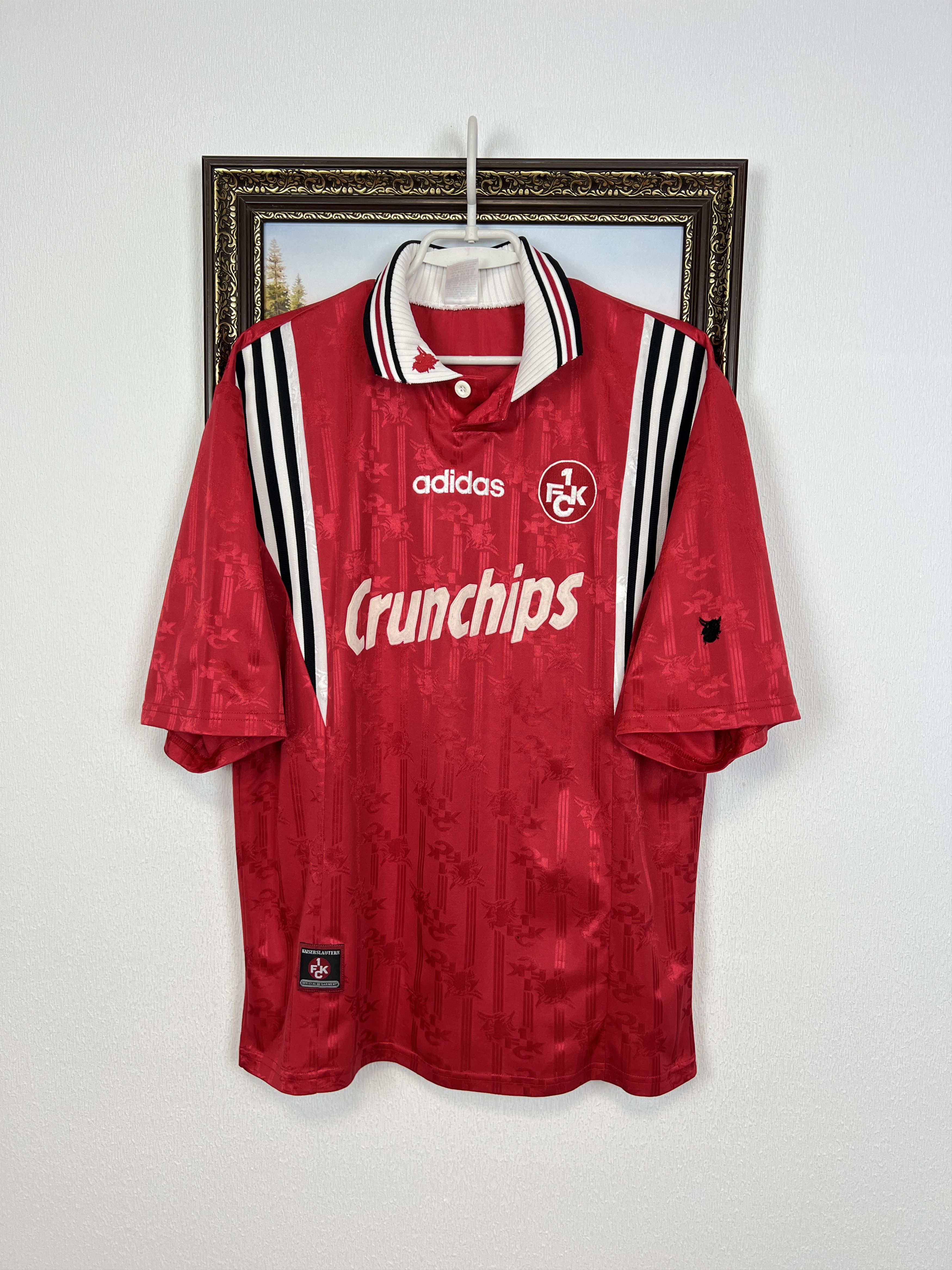 FC Kaiserslautern Home football shirt 1996 Adidas #8