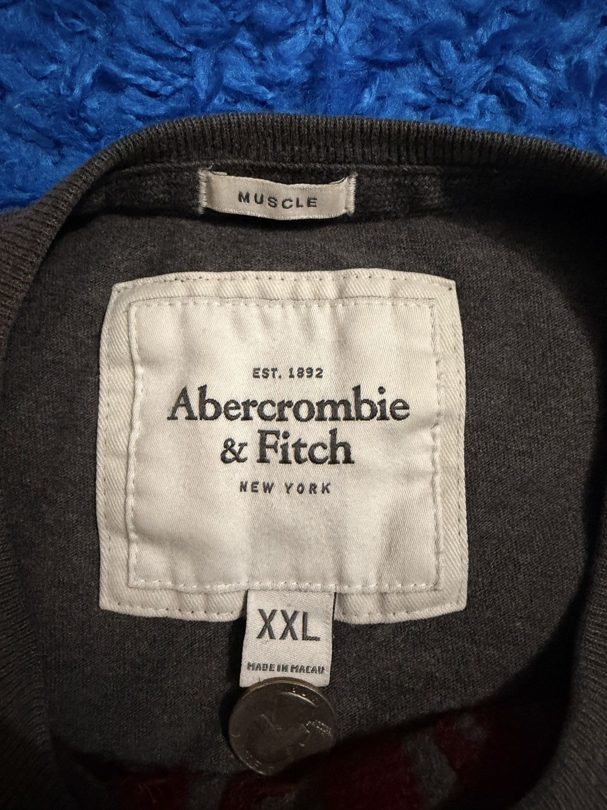 Abercrombie & Fitch XL 2010s Abercrombie & Fitch NY Short Sleeve Muscle Tee Size US XL / EU 56 / 4 - 3 Thumbnail