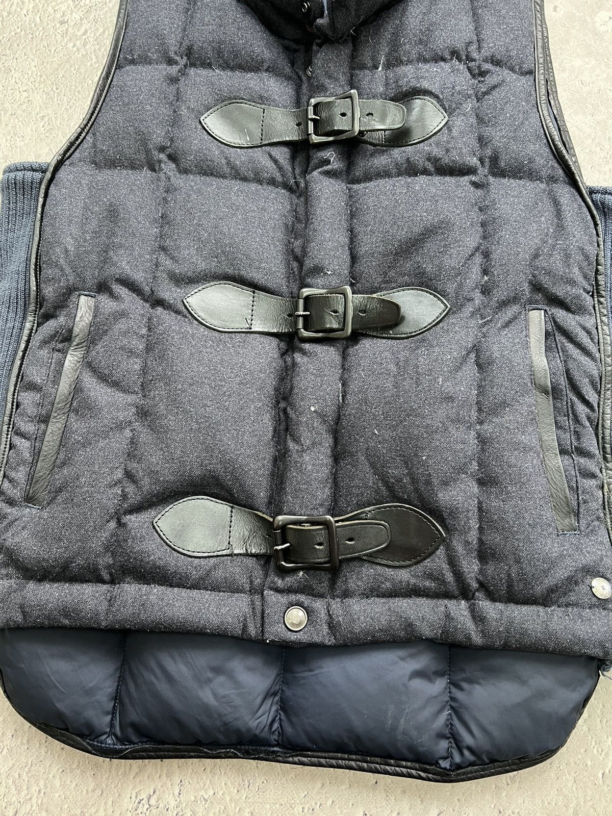 Japanese Brand × Maison MIHARA YASUHIRO A MIHARAYASUHIRO PUFFER KNITTED VEST JACKETS Size US S / EU 44-46 / 1 - 3 Thumbnail