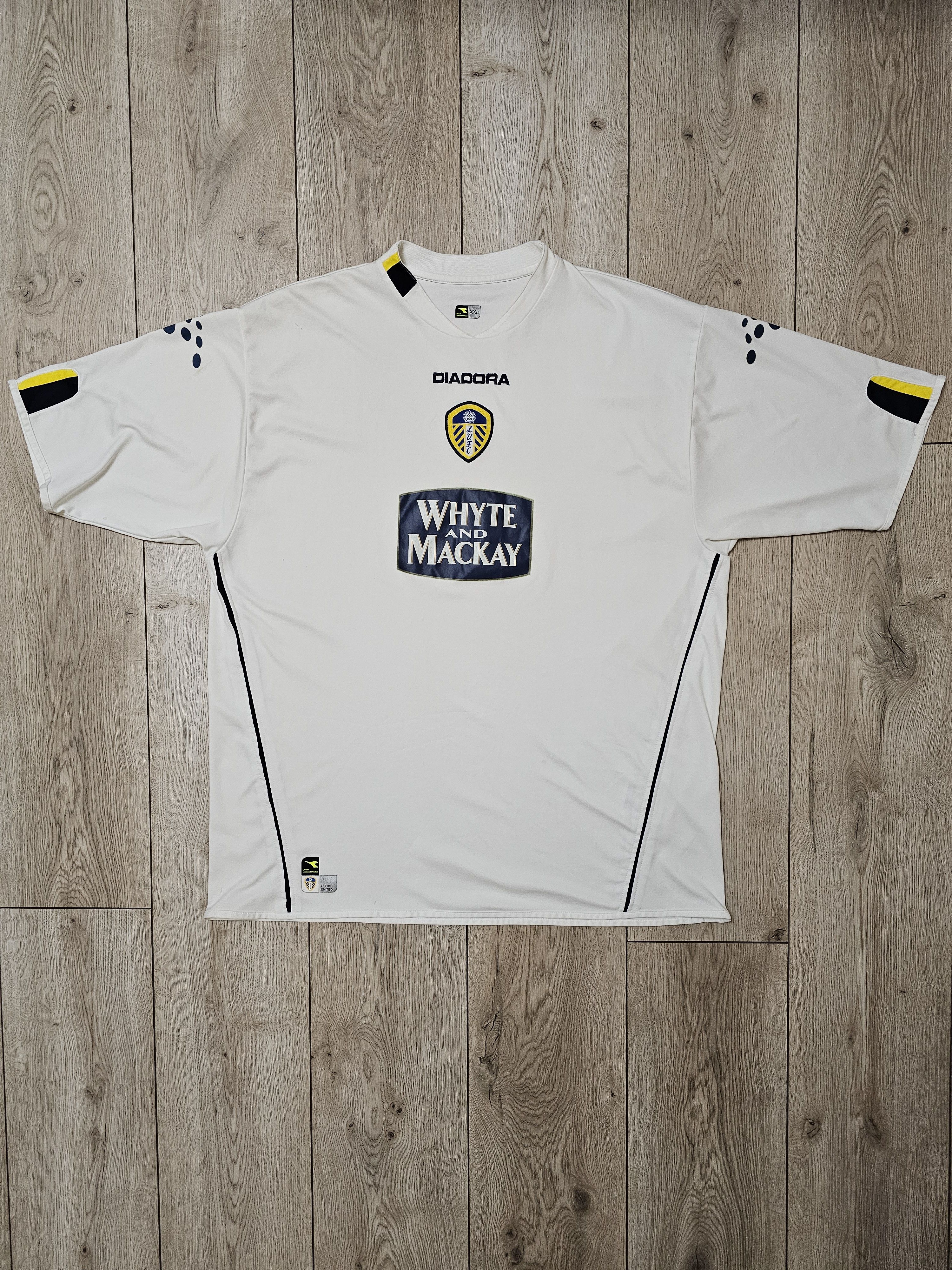 Diadora × Vintage LEEDS UNITED 2004 2005 HOME FOOTBALL SHIRT SOCCER JERSEY Size US XXL / EU 58 / 5 - 1 Thumbnail