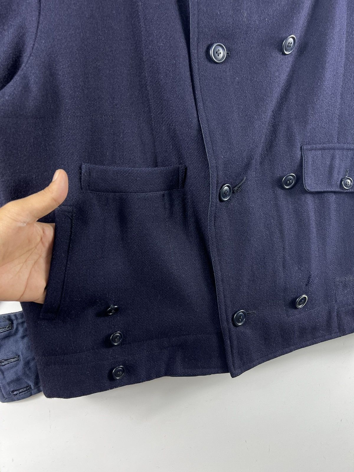 Y's 🔥 Yohji Yamamoto 8620 Workshop Washed Flannel Avant Garde Size US L / EU 52-54 / 3 - 6 Thumbnail