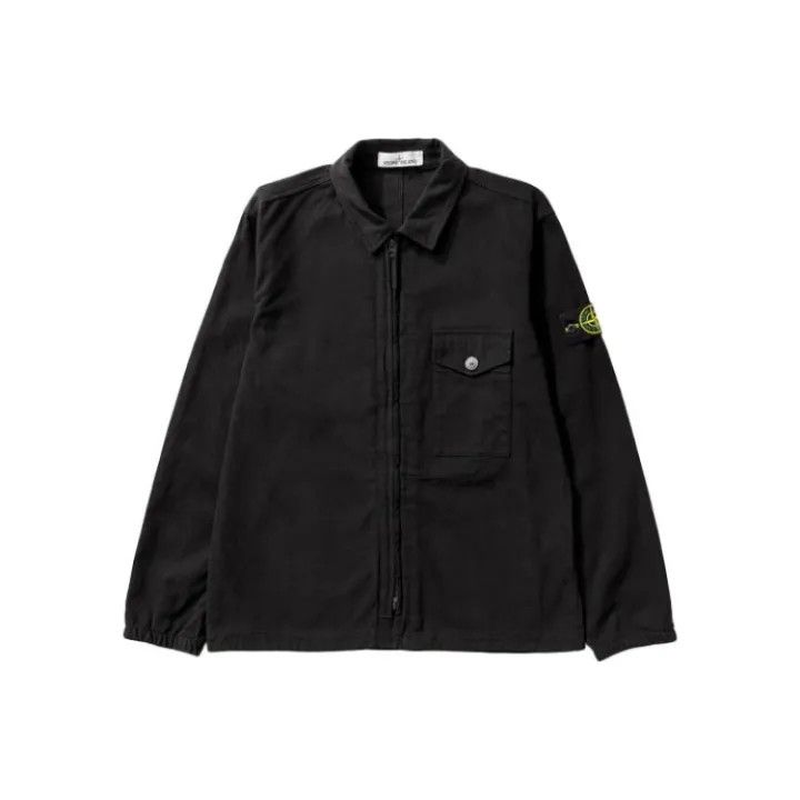 Stone Island Stone Island Black Casual Jacket for Men Size US L / EU 52-54 / 3 - 1 Thumbnail