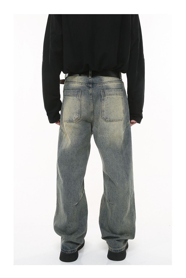 Japanese Brand × Jean Vintage distressed washed high street jeans loose Size US 32 / EU 48 - 4 Thumbnail