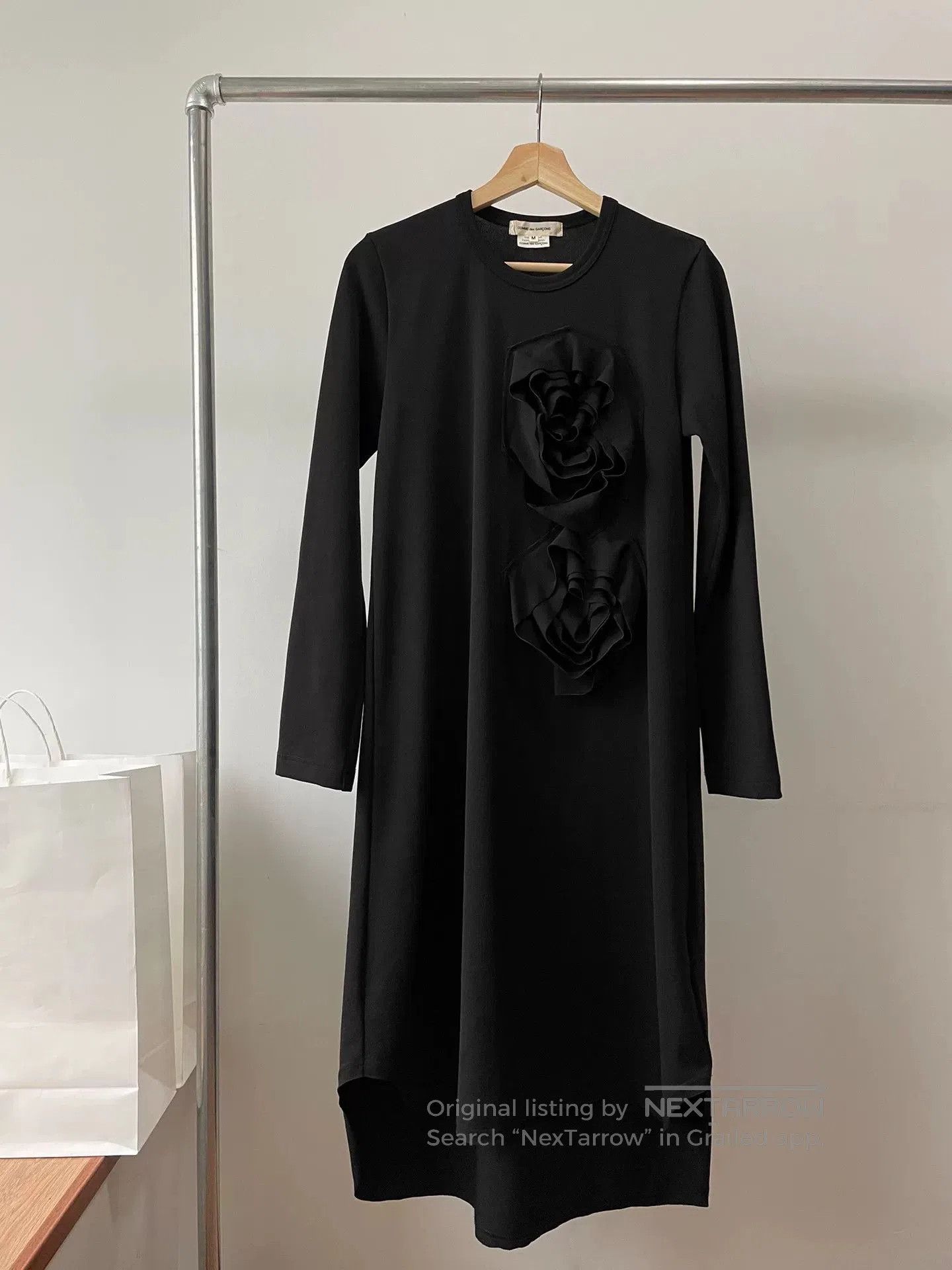 Comme des Garcons Comme des Garçons Rose Black Dress. Size M / US 6-8 / IT 42-44 - 1 Thumbnail