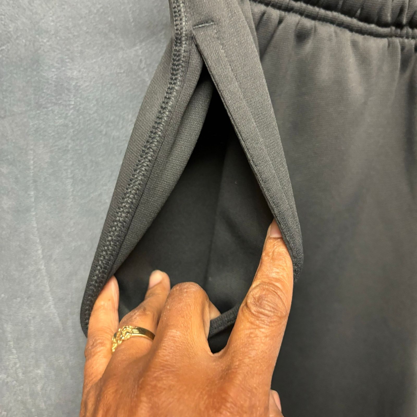 Nike Nike Sweatpants Mens Large Fleece Lined Thermafit Drawstring Size US 32 / EU 48 - 9 Thumbnail