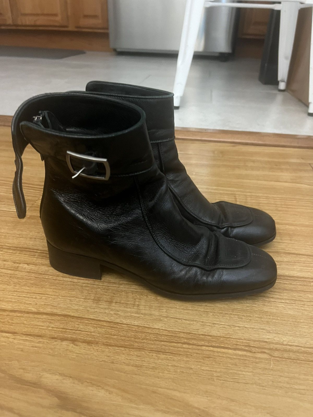 Saint Laurent Paris Saint Laurent Black Miles 30 Age Boots Size US 6.5 / EU 39-40 - 3 Thumbnail