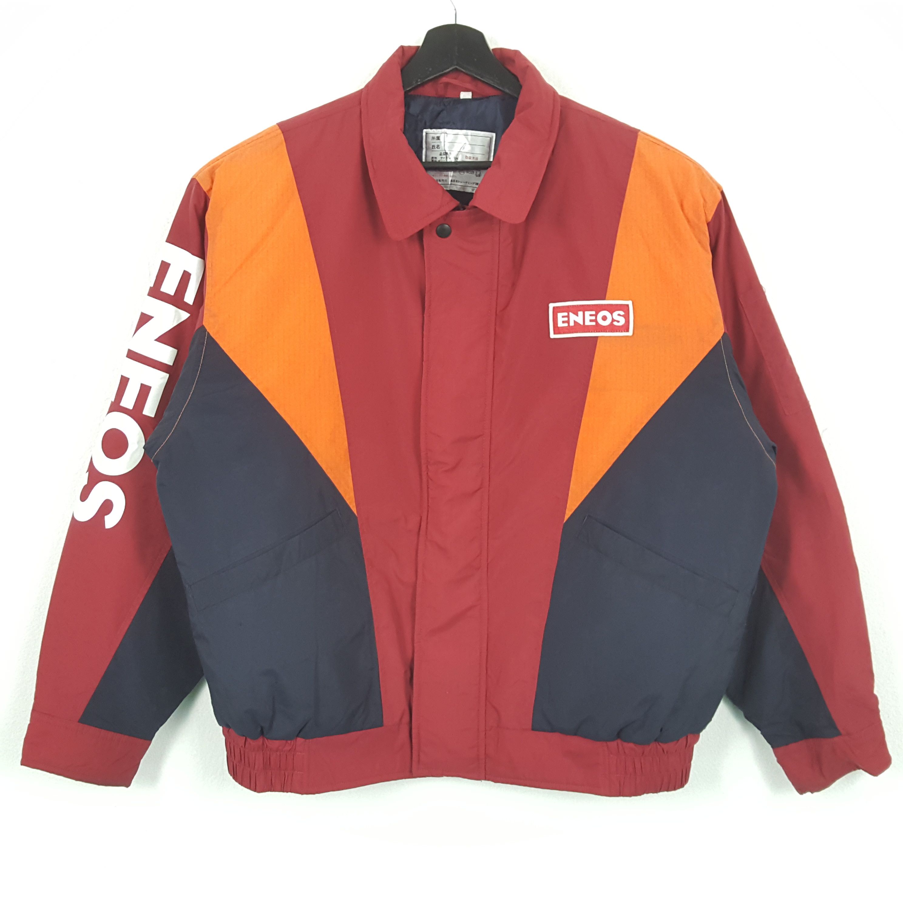 image of Eneos Racing Oil Motorsports Workwear Style Jacket in Reds, Men's (Size XL)