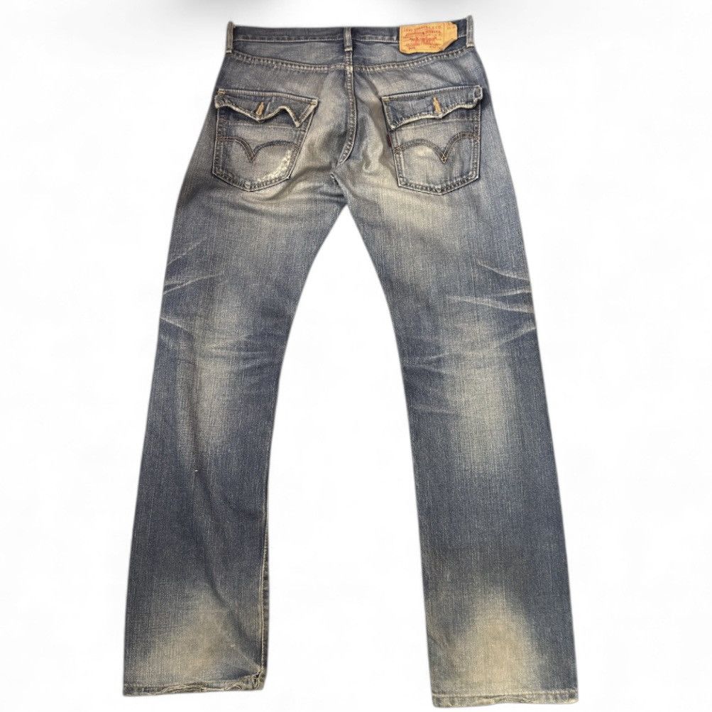 Engineered Garments × Levi's Vintage 2006 y2k Levis 505 Distressed Denim Jeans W32 Size US 32 / EU 48 - 2 Thumbnail