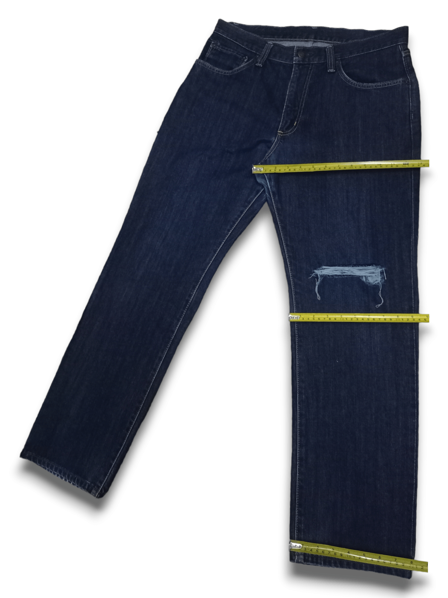 Edwin Vintage Japanese EDWIN 404 Raw Denim Loose Jeans Size US 33 - 11 Thumbnail