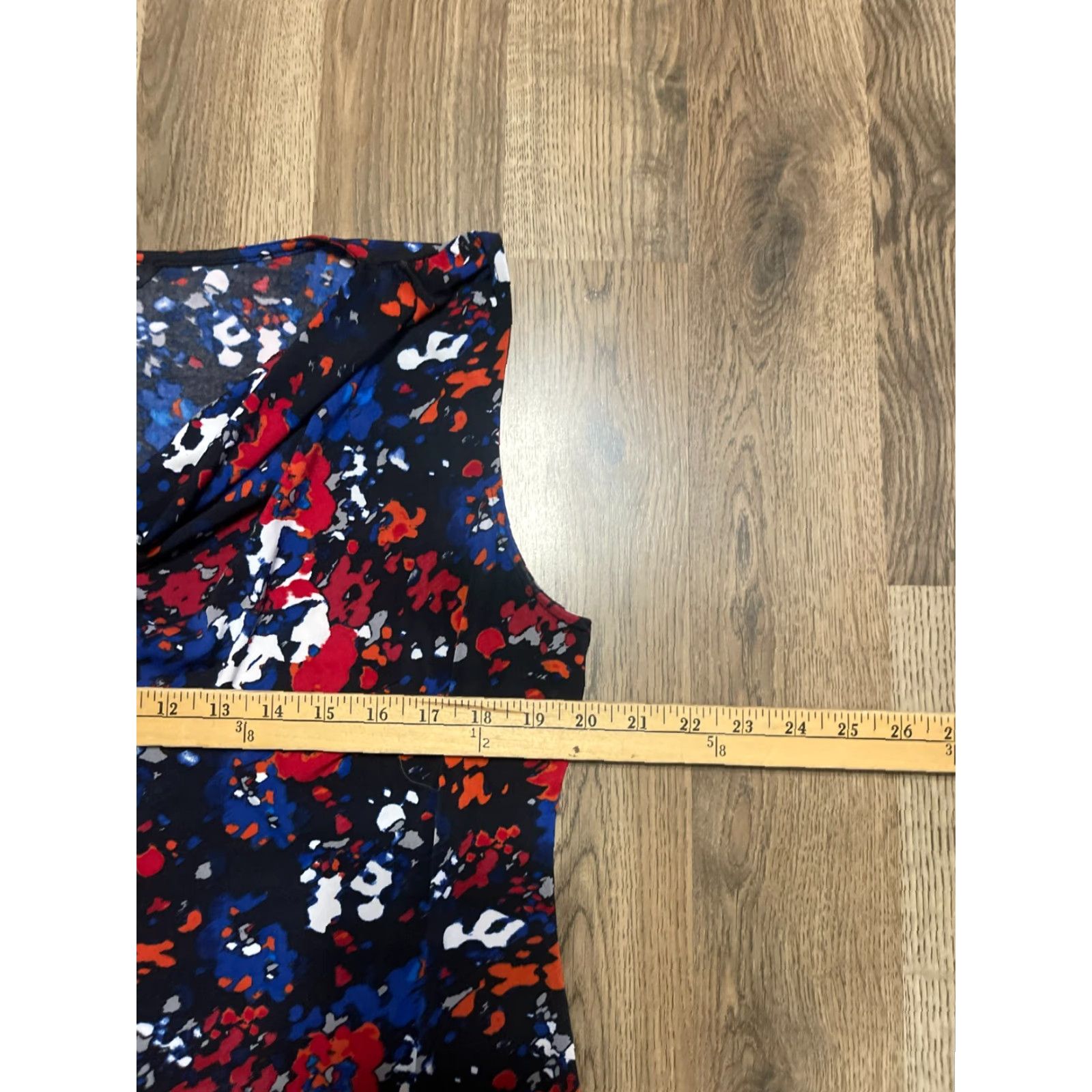 George George Shirt, Women’s Large, Floral, Sleeveless, Multicolor, Round Neck, Pullover, Casual, T-Shirt, George Size L / US 10 / IT 46 - 6 Thumbnail