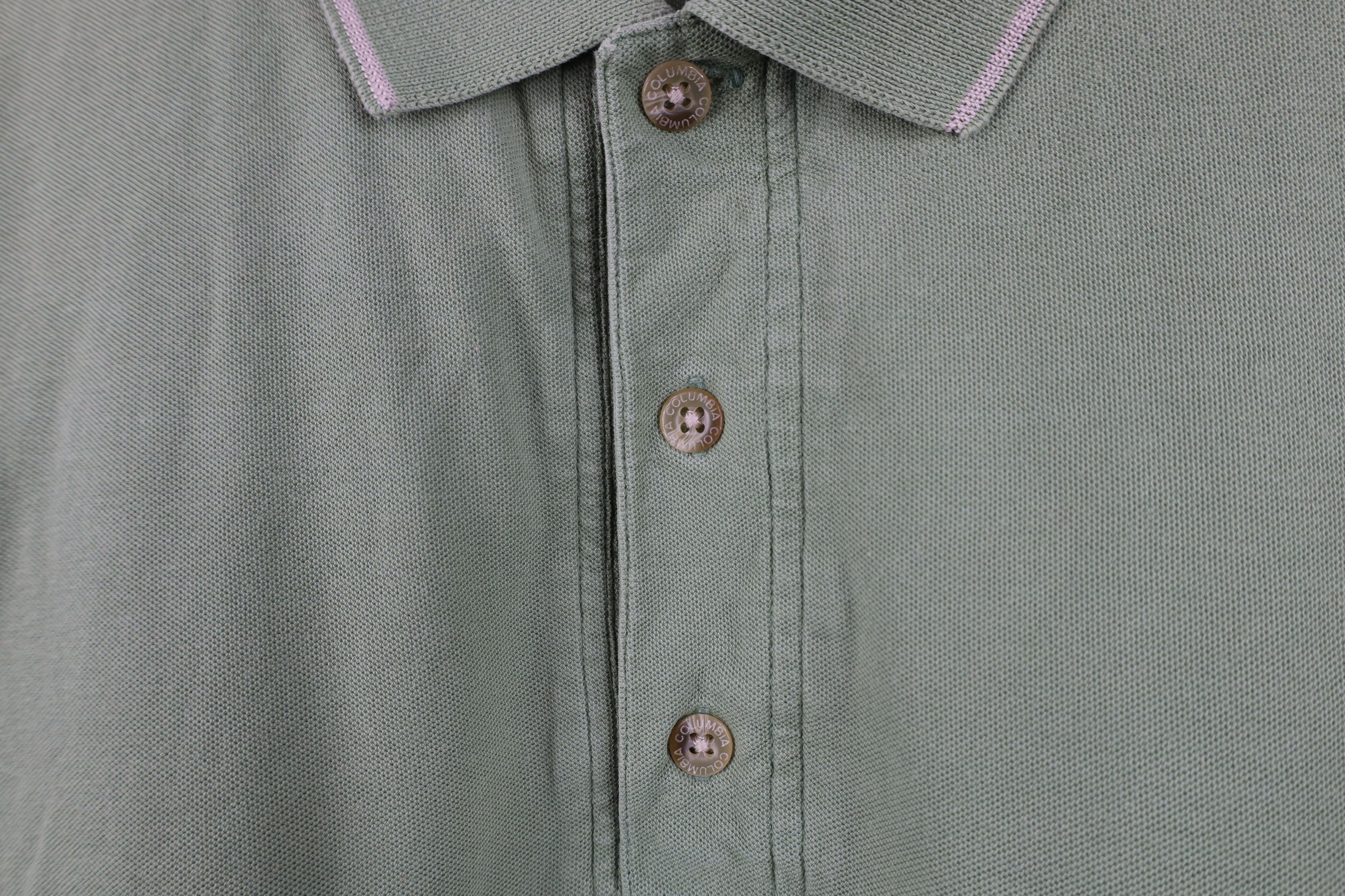 Columbia Vintage Columbia Spell Out Knit Collared Golf Polo Shirt Size US XXL / EU 58 / 5 - 5 Thumbnail
