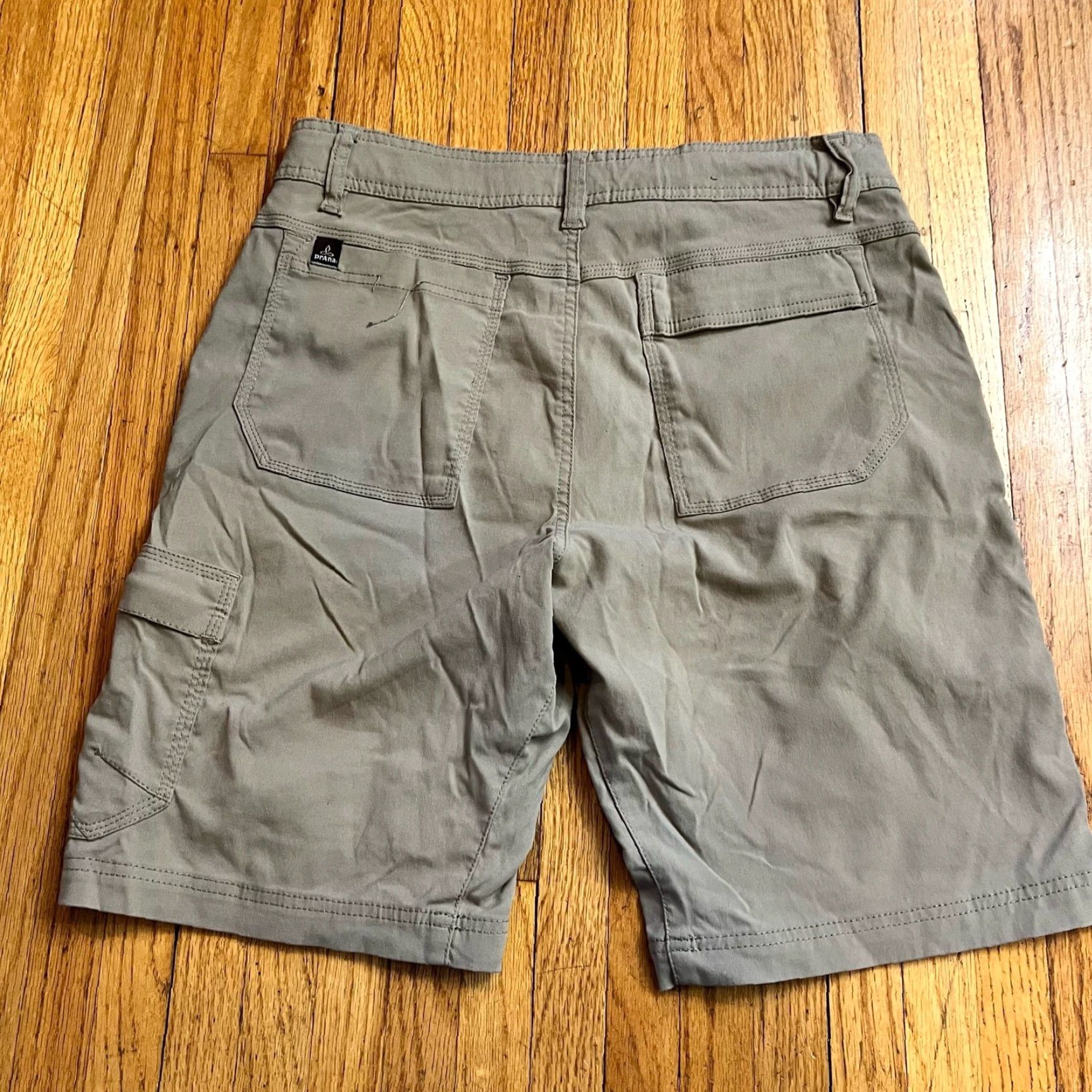 Prana Prana Shorts Mens 30 X10 Zion Belted Cargo Tan Beige Hiking Nylon Mens Regular Beige Cargo 30 Size US 30 / EU 46 - 3 Thumbnail