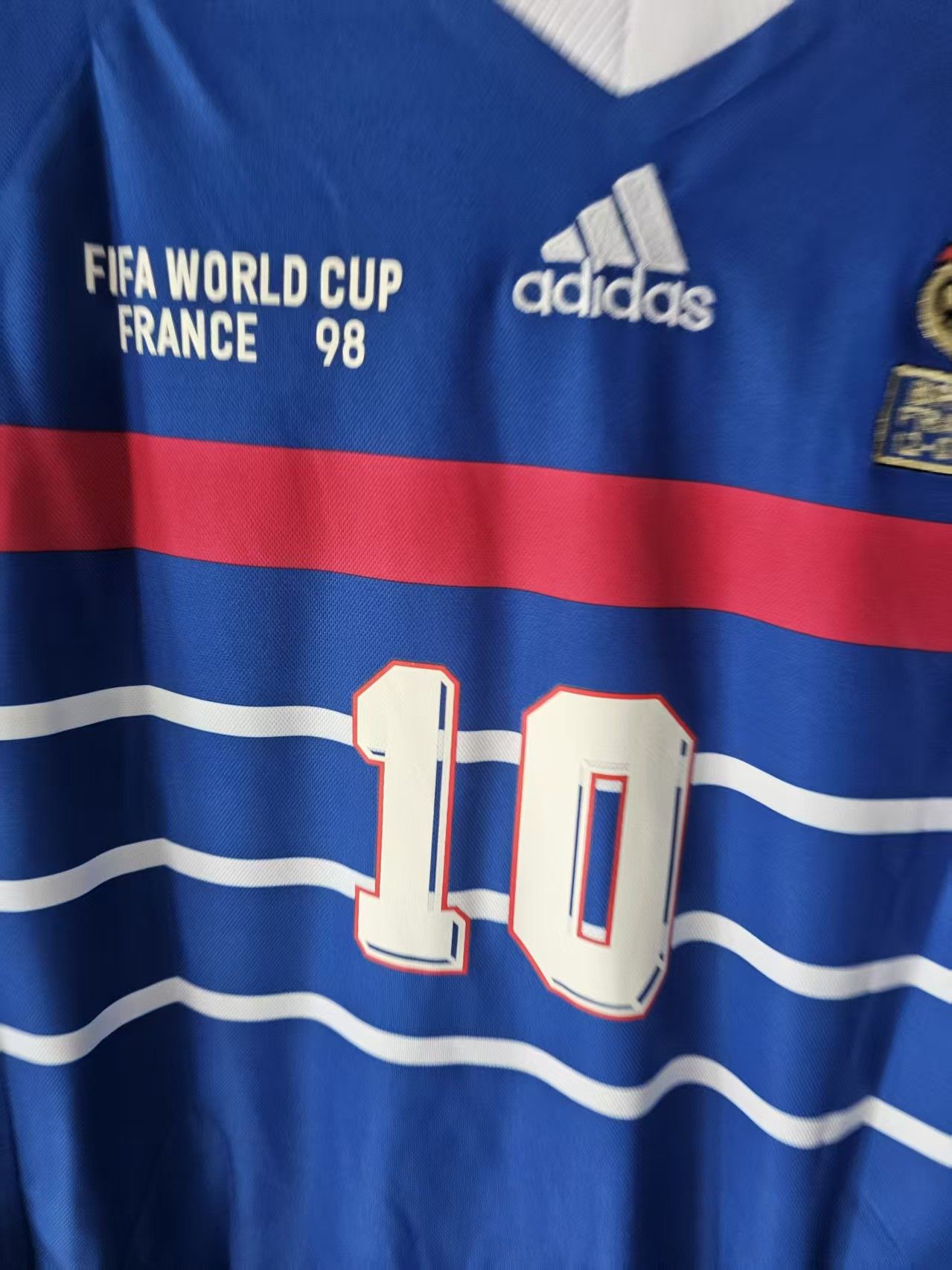 Other 1998 France #10 Zidane Jersey Blue Size US S / EU 44-46 / 1 - 3 Thumbnail