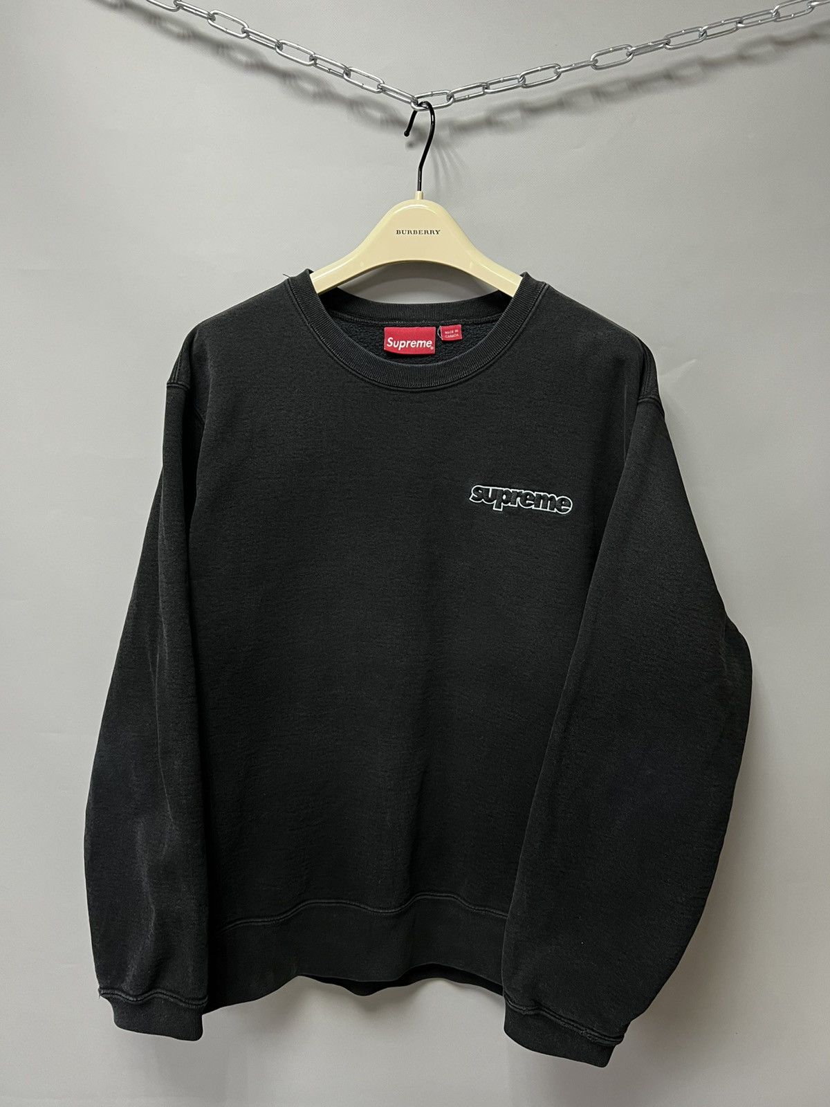 Supreme Supreme Connect Crewneck Sweatshirt Black Size US L / EU 52-54 / 3 - 1 Thumbnail