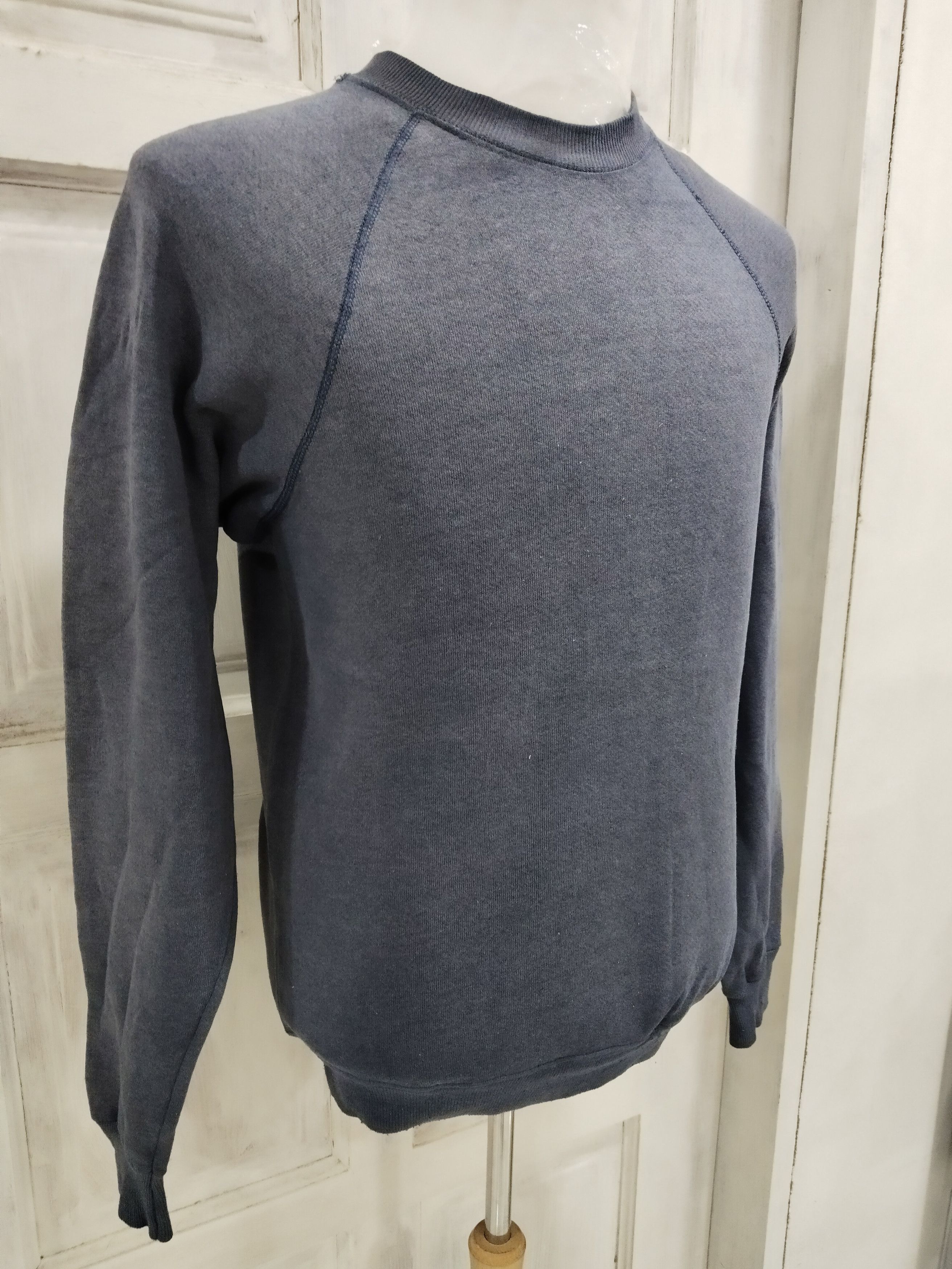 Cowboy Equipment × Vintage Vintage 70s Faded Plain Sweatshirt Size US M / EU 48-50 / 2 - 2 Thumbnail
