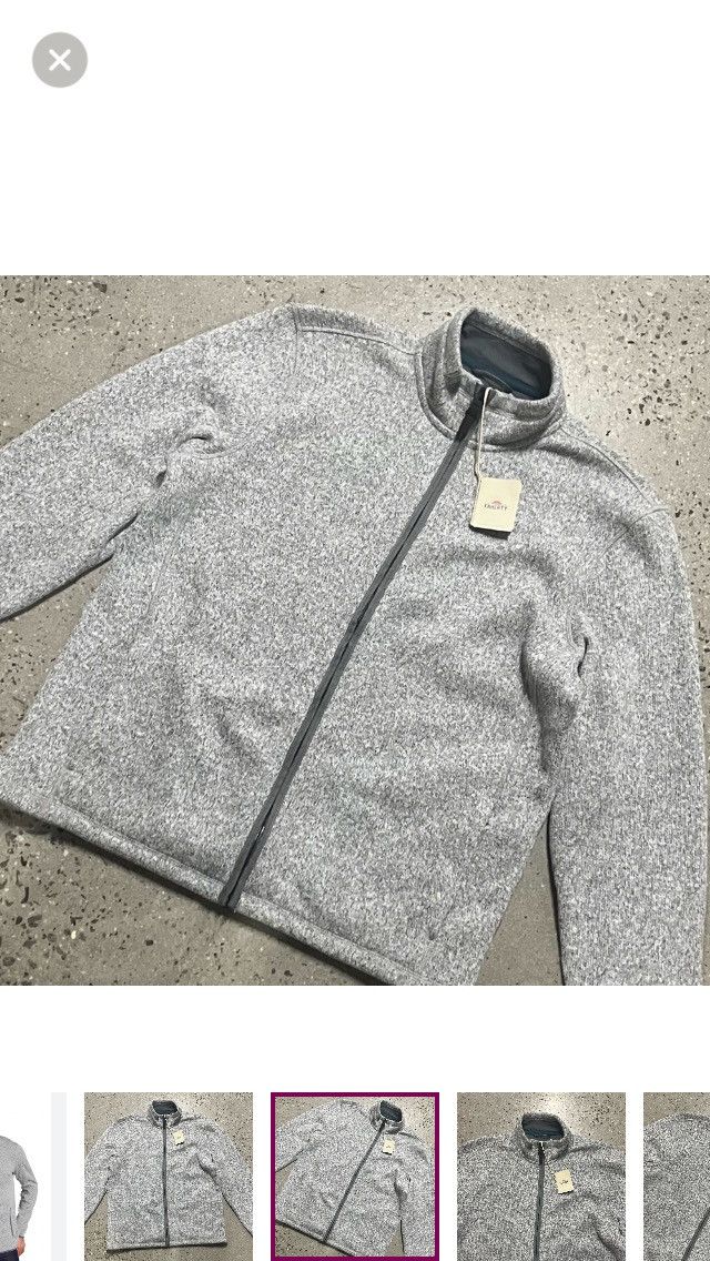 Faherty Faherty Full Zip Fleece Sweater MKH2342 Large Size US L / EU 52-54 / 3 - 3 Thumbnail