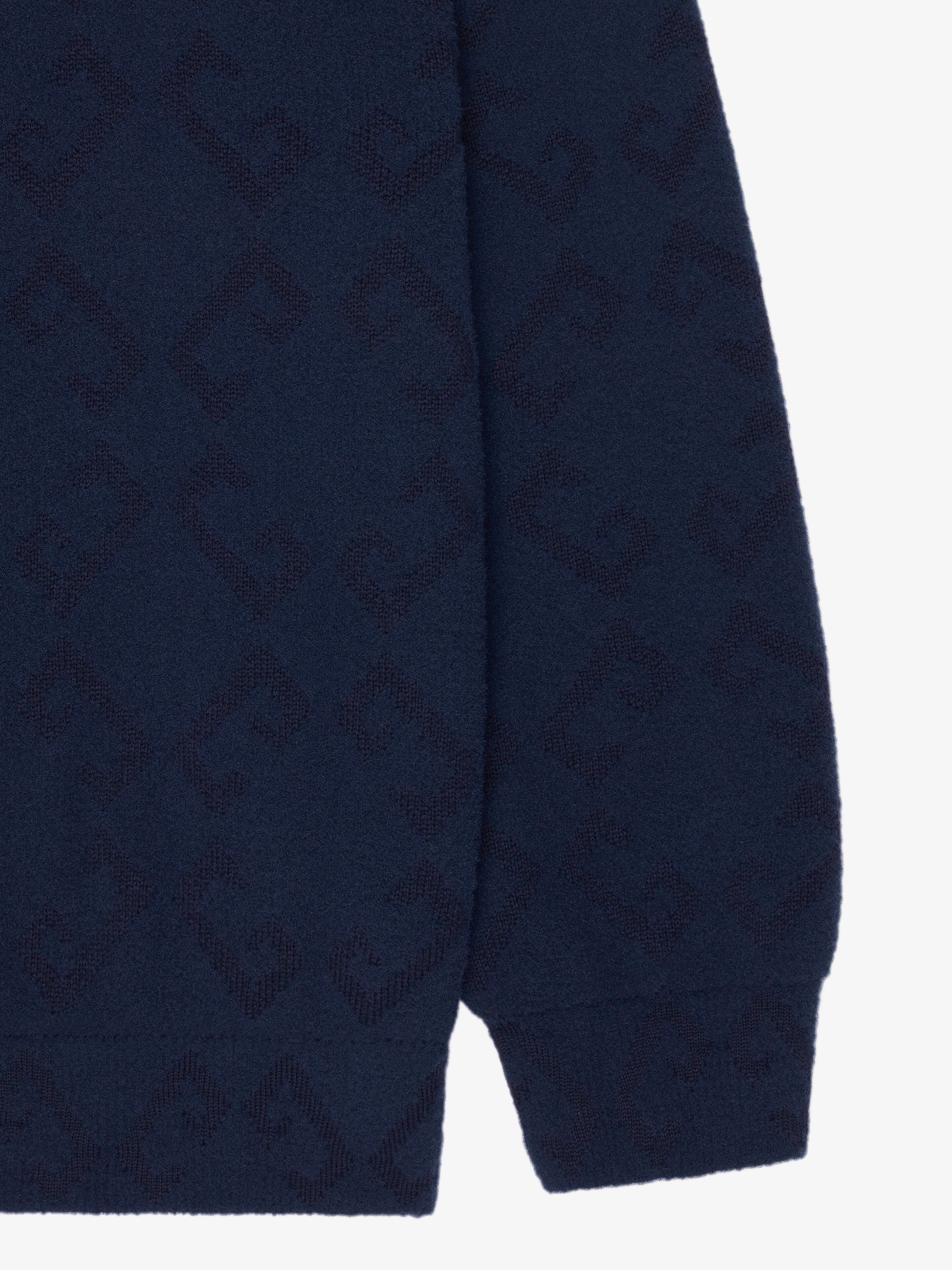 Givenchy o1w1db10925 Crew Neck Jumper in Blue Size US S / EU 44-46 / 1 - 5 Thumbnail