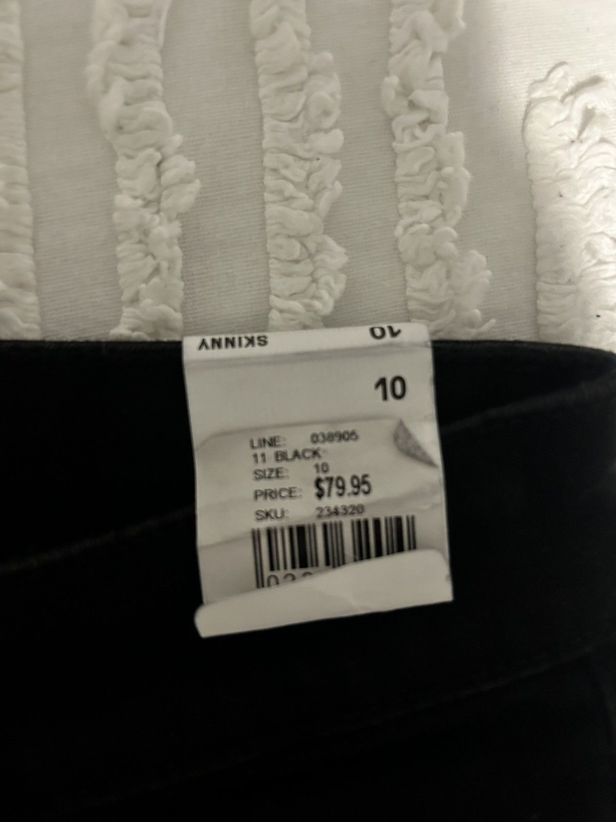 Other Black skinny jeans Size 32" / US 10 / IT 46 - 3 Thumbnail