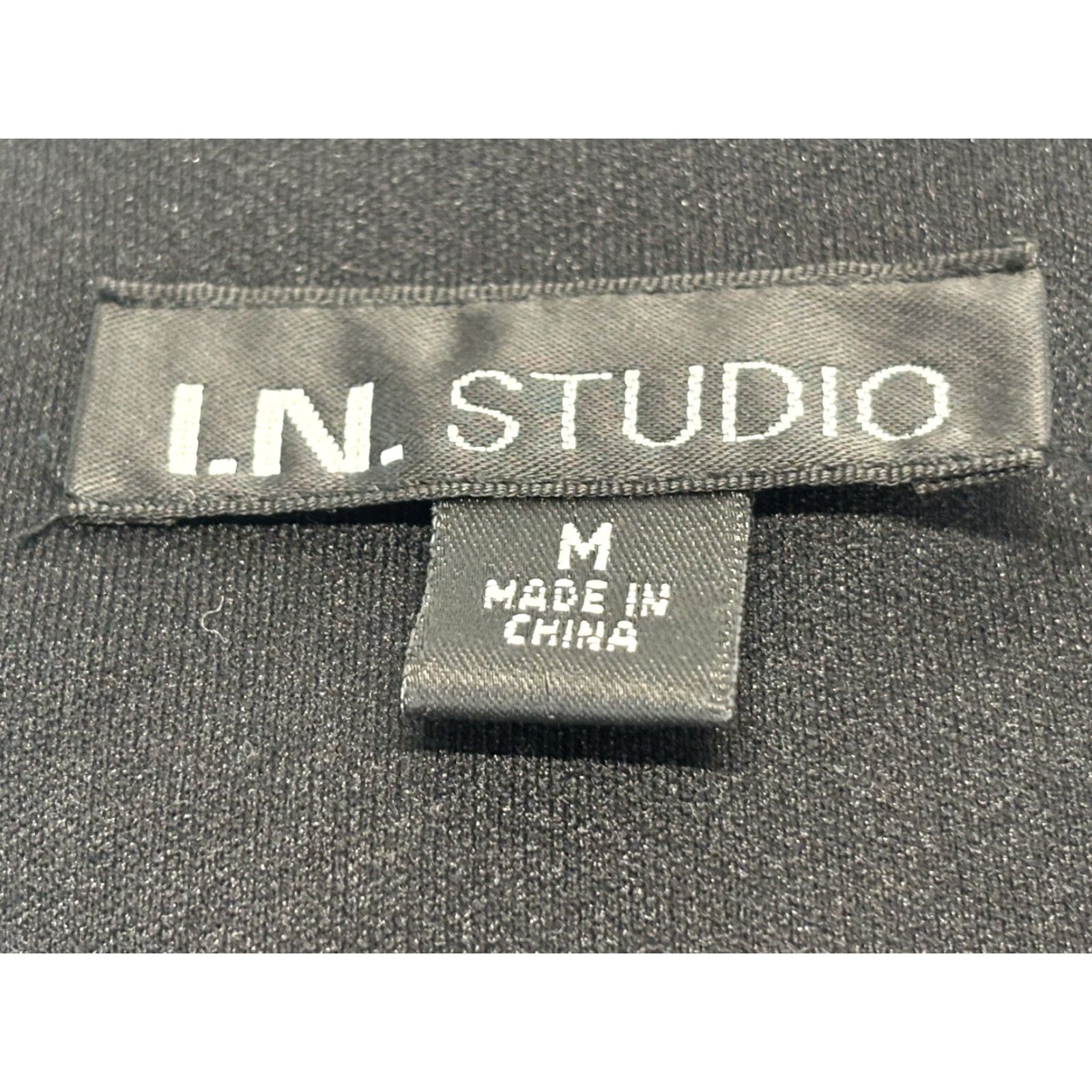 Vintage VINTAGE I.N. Studio Blouse Women Medium Black Sequin Goth Fairy Y2K Top Short Sleeve Adults Womens Size M / US 6-8 / IT 42-44 - 6 Thumbnail