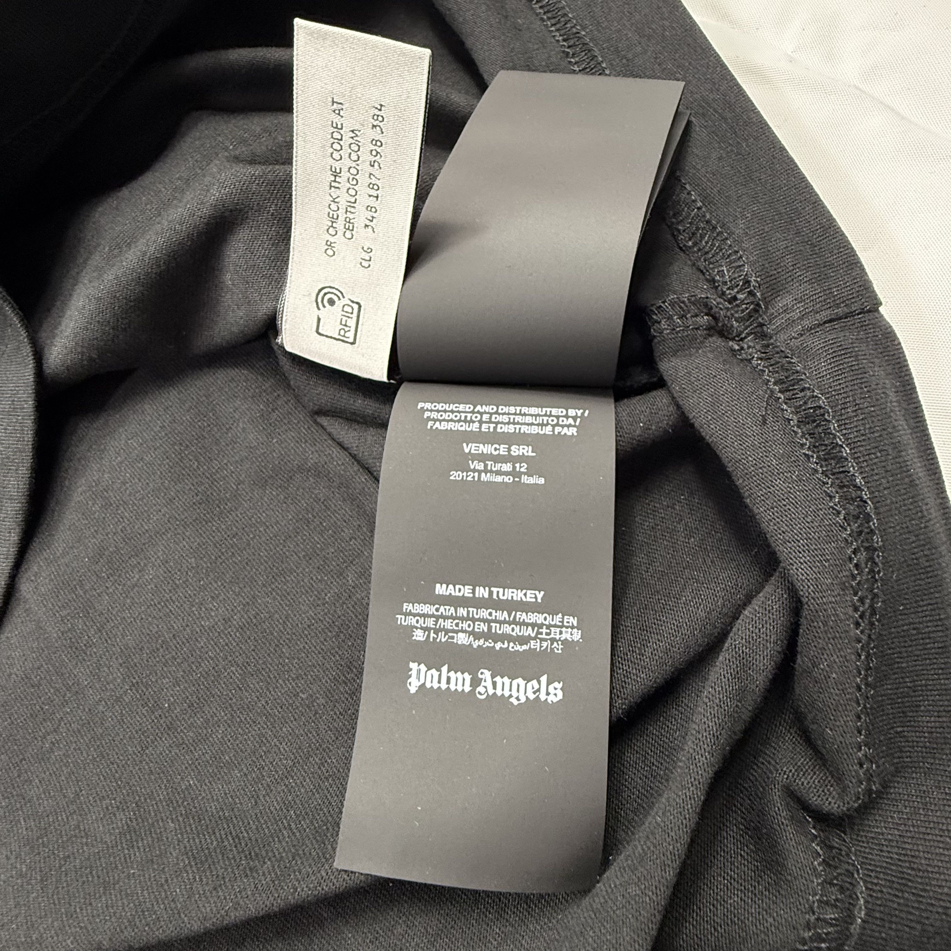 Palm Angels Palm Angels Las Vegas Monogram Spray T-Shirt Black Gold XXXL Size US XXL / EU 58 / 5 - 6 Thumbnail