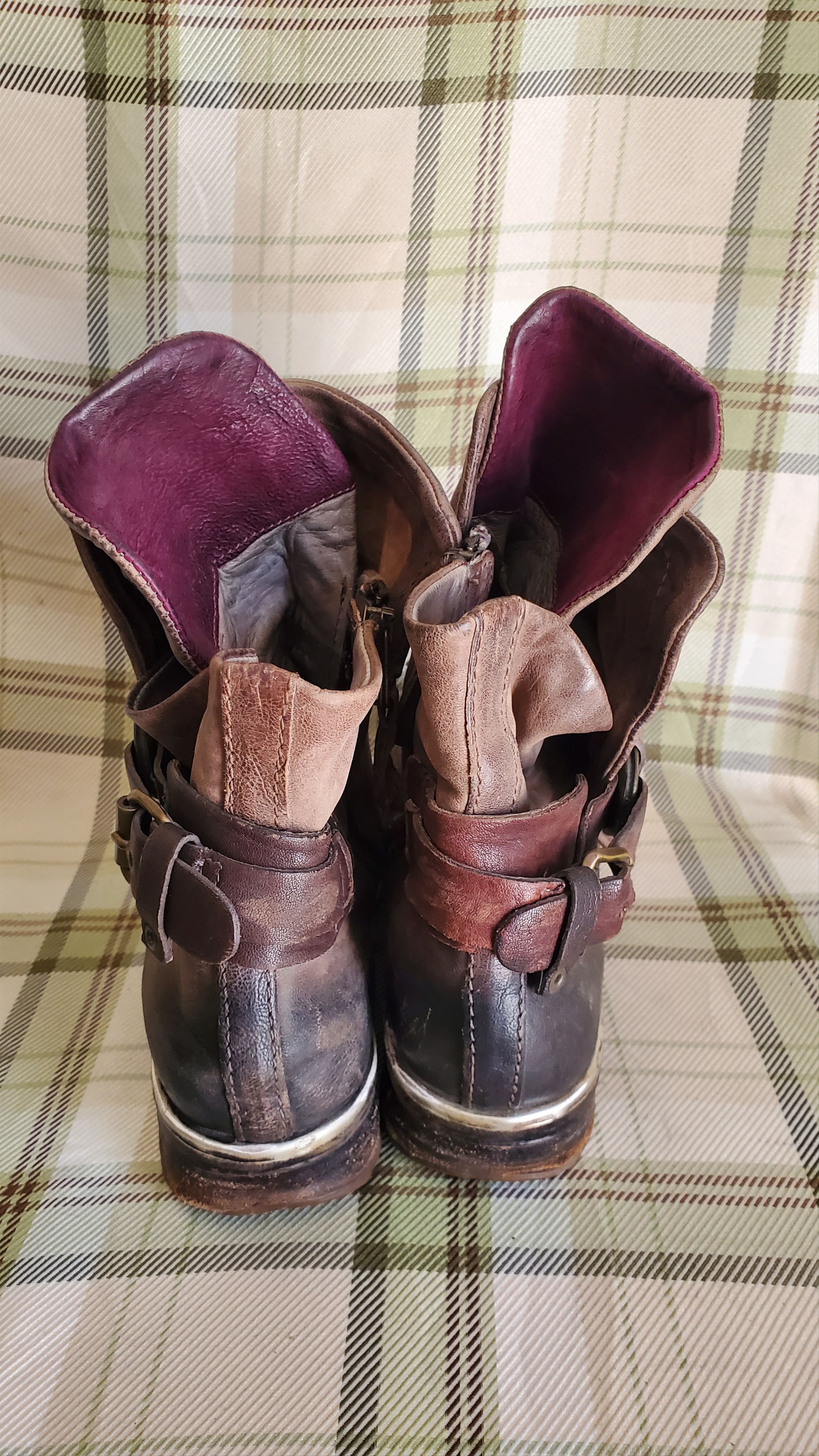 A.S.98 A.S 98 Brown Ankle Pull On Boots Size US 8 / IT 38 - 3 Thumbnail