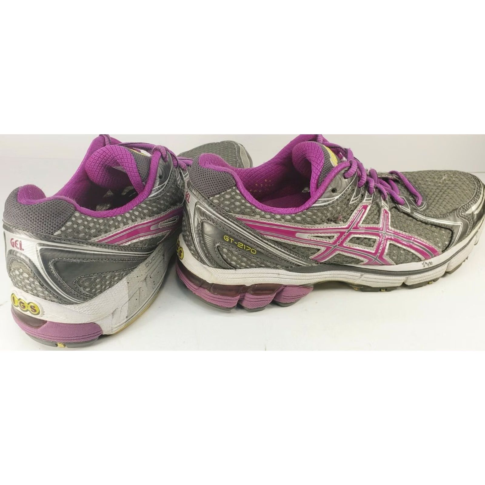 Asics ASICS Gel GT 2170 Gray & Purple Running Shoes Women's 9 EUR 40.5 Athletic Shoes Casual Shoes Size US 9 / IT 39 - 5 Thumbnail