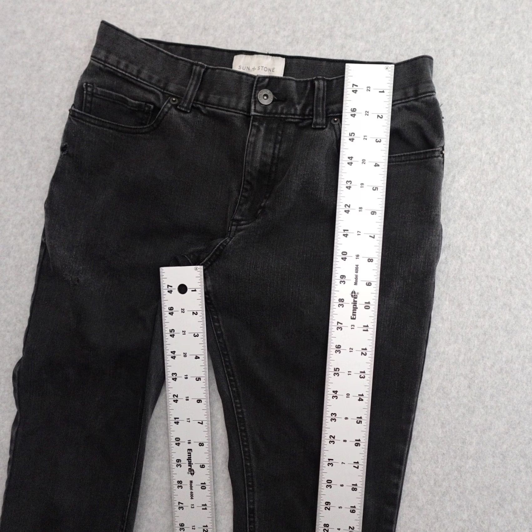 Vintage Sun + Stone Jeans Womens Size 30 Charcoal Wash Gray Tapered Fit Jeans Size 30" / US 8 / IT 44 - 5 Thumbnail