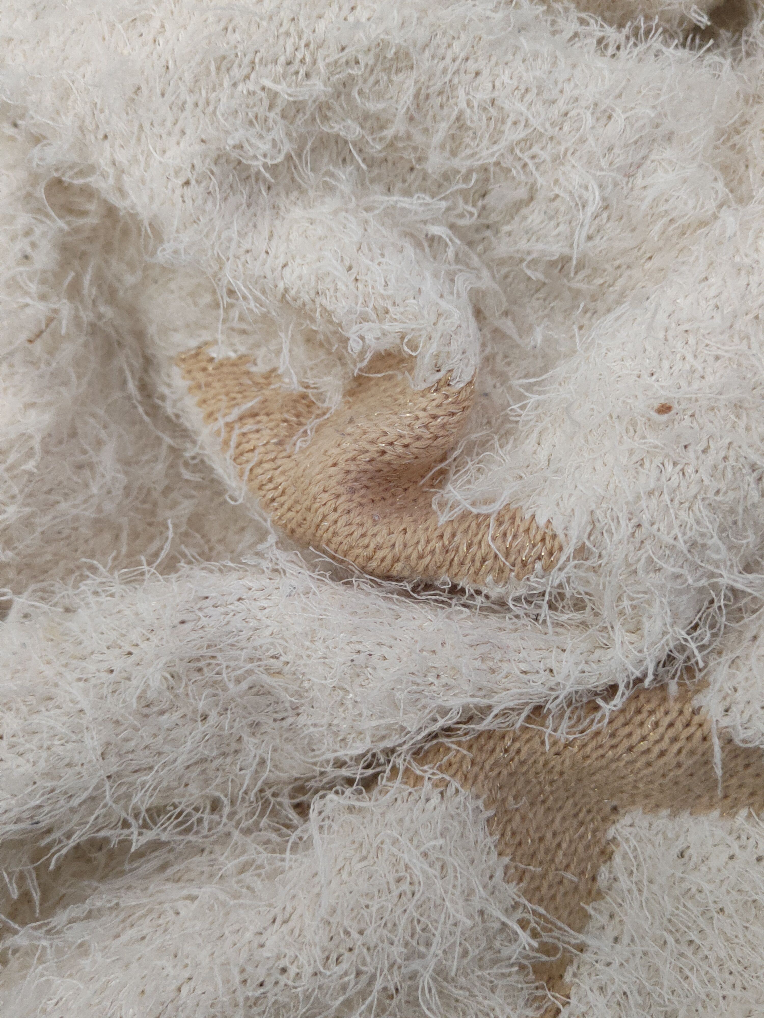 Japanese Brand Japanese Brand Ivory Shag Shaggy Fur Mohair Knitwear #W1631 Size M / US 6-8 / IT 42-44 - 10 Thumbnail
