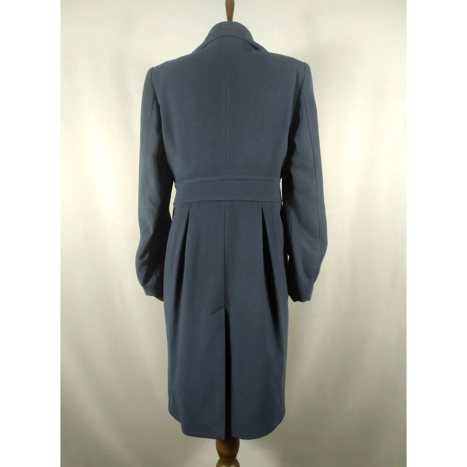 Just Cavalli Just Cavalli Coat Size 46 Blue Wool Cashmere Size L / US 10 / IT 46 - 2 Thumbnail
