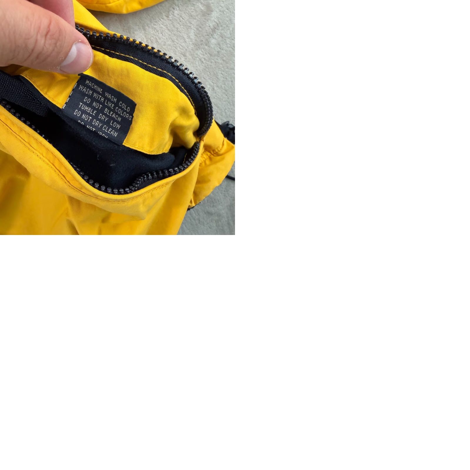Abercrombie & Fitch VINTAGE Abercrombie & Fitch A92 Ski Jacket Men M Yellow Windbreaker Waterproof Fleece Lined Zipper Pockets 90s Outdoors Size US M / EU 48-50 / 2 - 10 Thumbnail