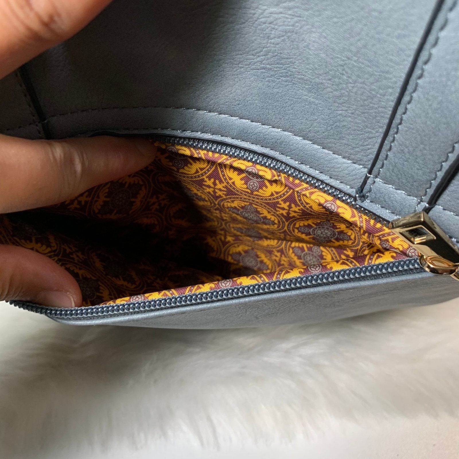 Other Women's Crossbody Blue Faux Leather Bag Size ONE SIZE - 13 Thumbnail