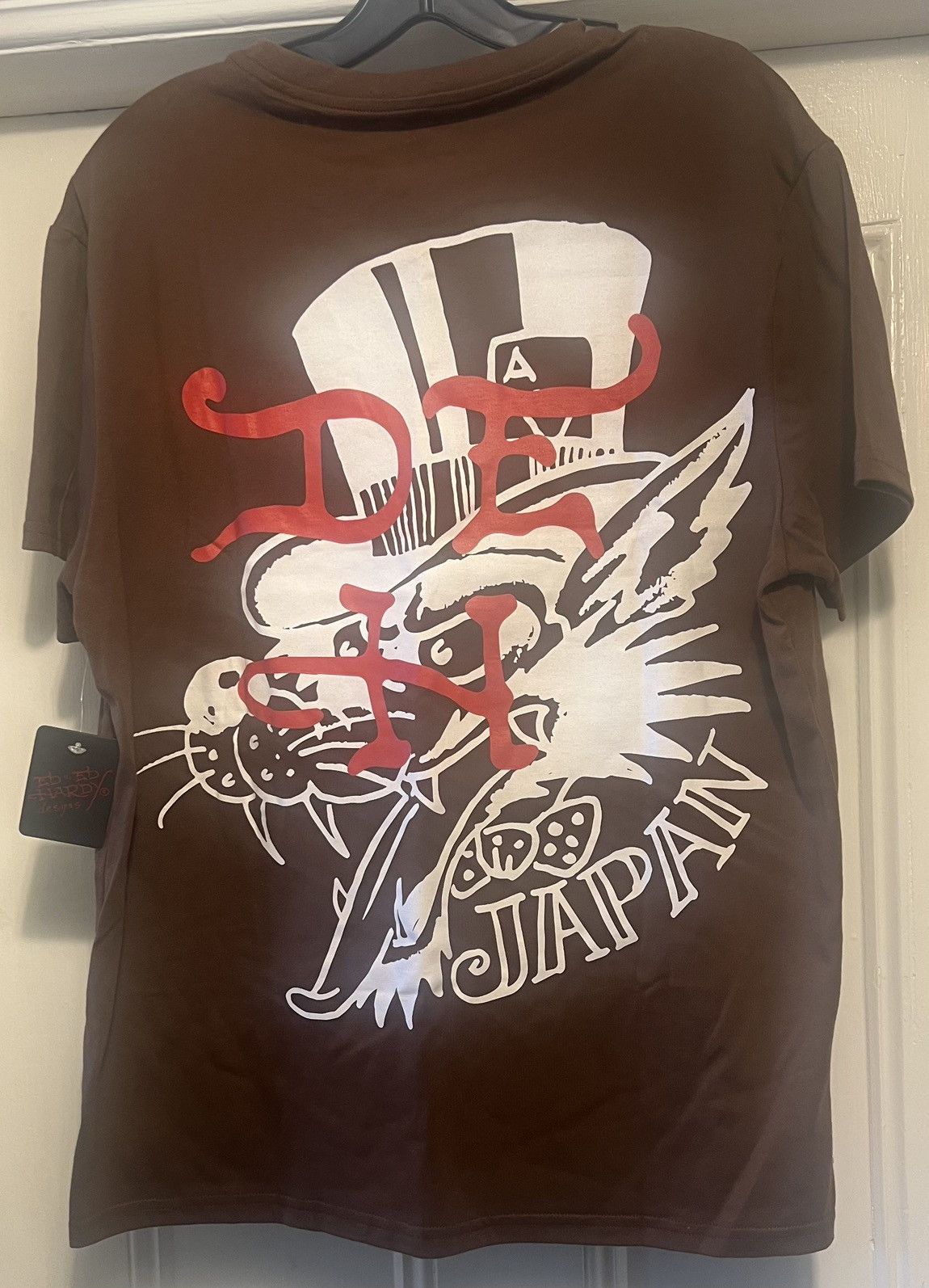 Ed Hardy Authentic Ed Hardy Cobra Knife Wolf Top Hat Ace Japan Cocoa Size US M / EU 48-50 / 2 - 4 Thumbnail