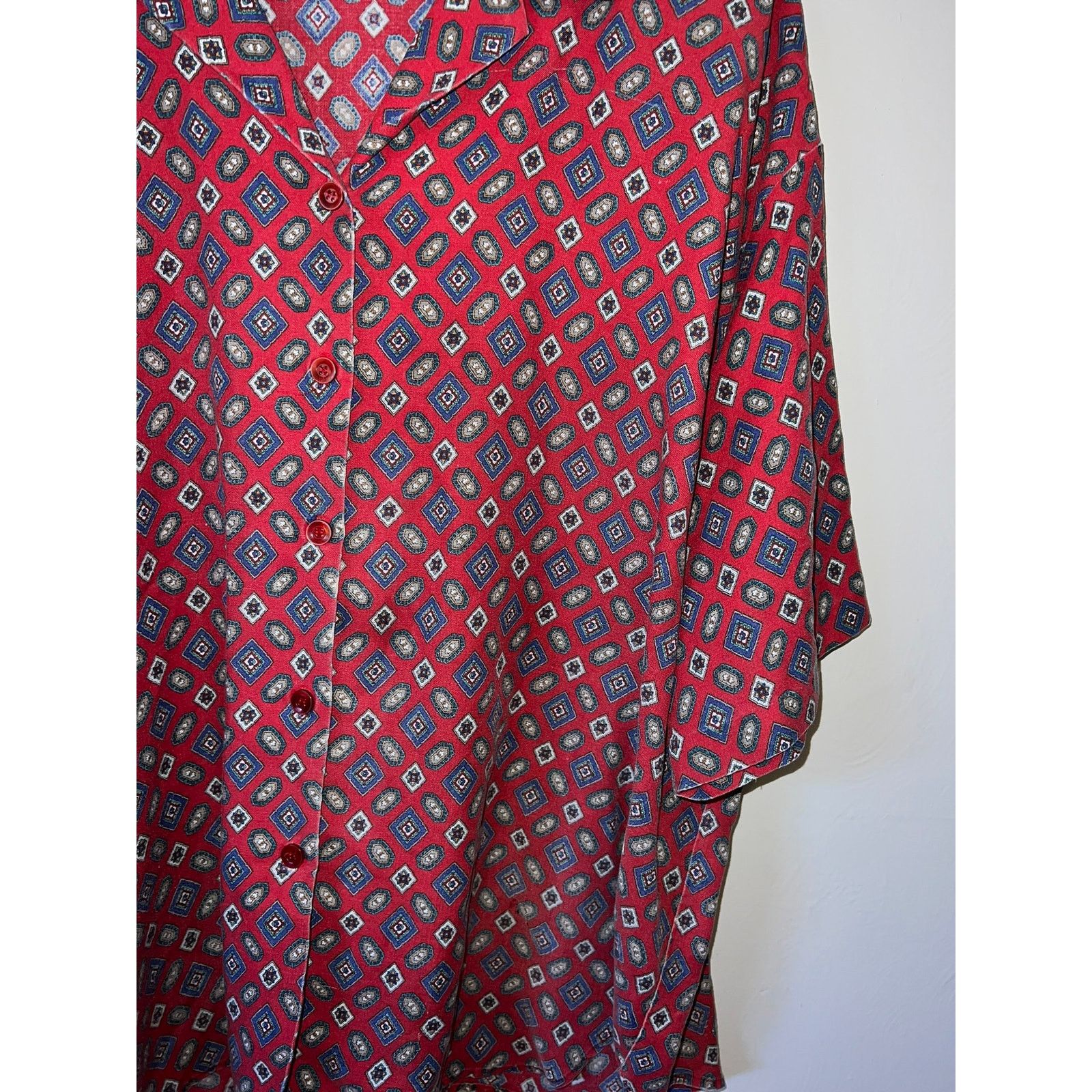 Vintage Vintage Womens A Personal Touch Button Down Shirt 80s 30W Size XL / US 12-14 / IT 48-50 - 4 Thumbnail