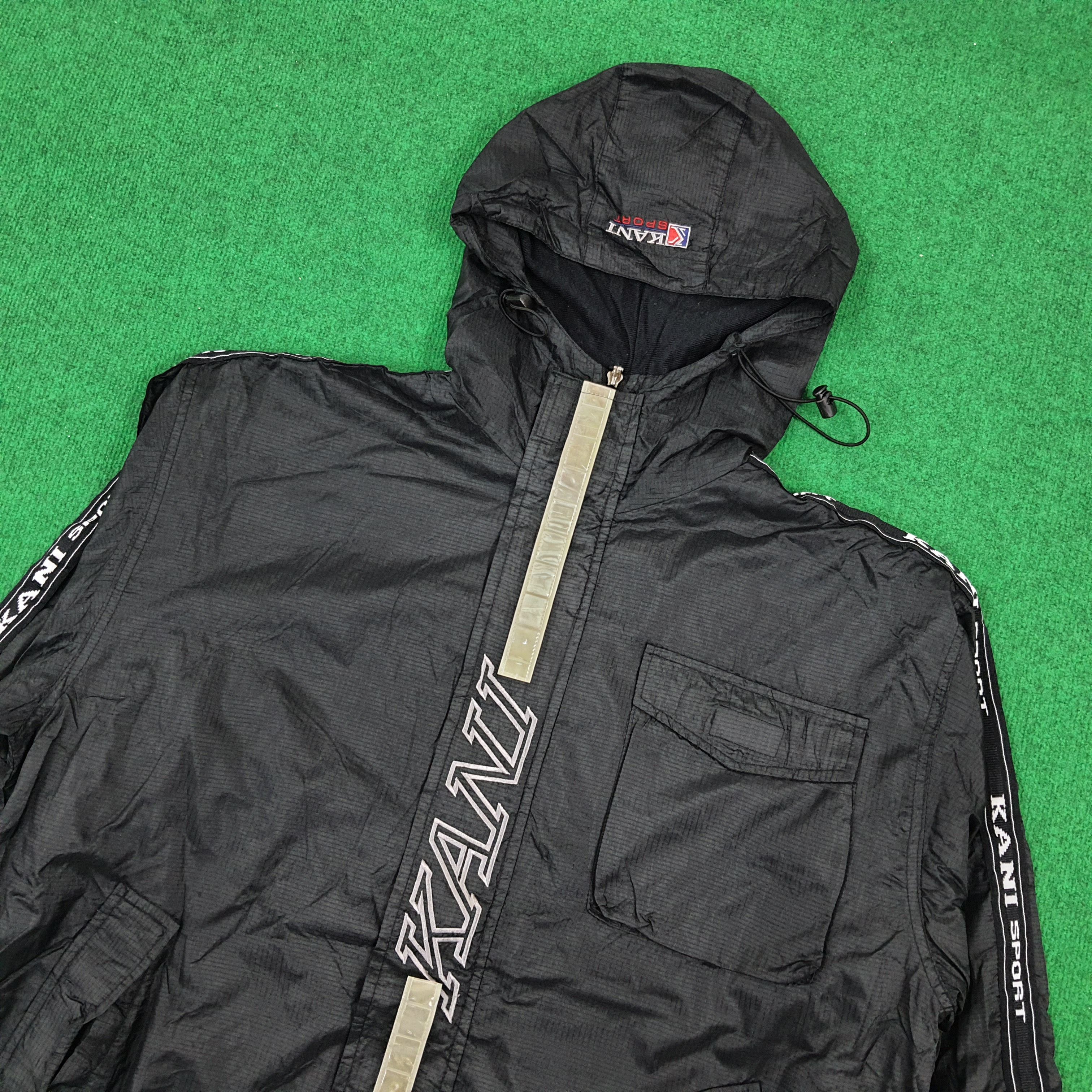 Karl Kani × Vintage Vintage Karl Kani Jeans Outdoor Sports Jacket Size US XXL / EU 58 / 5 - 2 Thumbnail