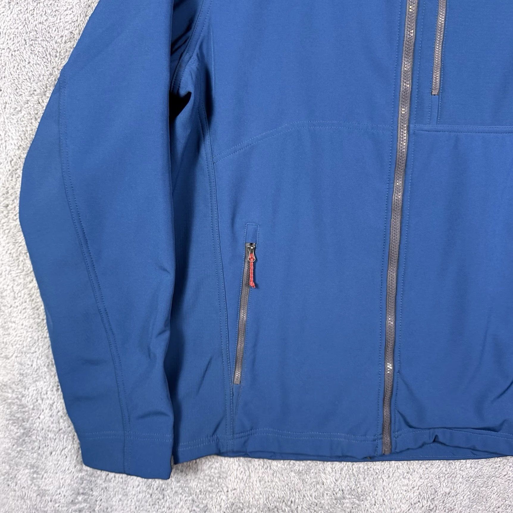 Eddie Bauer Eddie Bauer Softshell Jacket Mens XLT XL Tall Full Zip Fleece Lined Tech Blue Jacket Size US XL / EU 56 / 4 - 2 Thumbnail