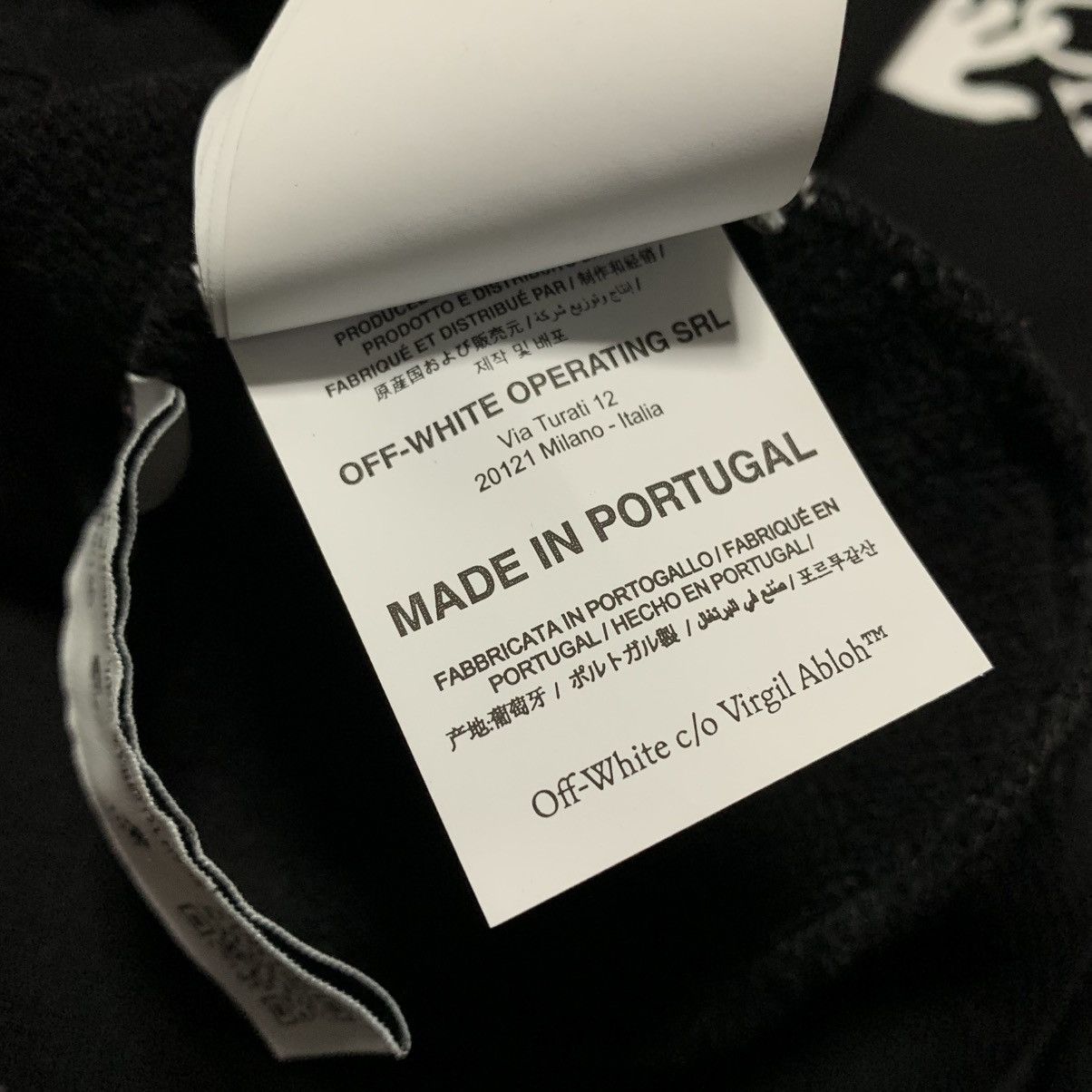 Off-White Off White Medium Caravaggio Graphic Black Sweatshirt Virgil Size US M / EU 48-50 / 2 - 12 Thumbnail