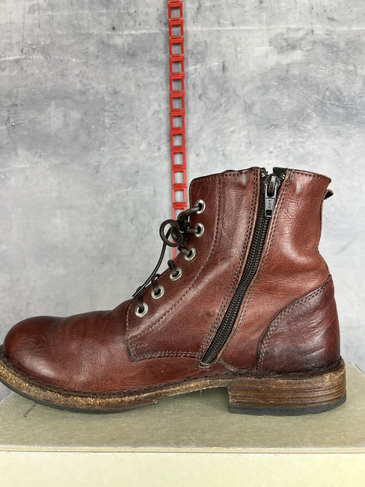MoMA MOMA Leather Ankle Boots EU 38 Women / Unisex Brown Size US 8 / IT 38 - 8 Thumbnail
